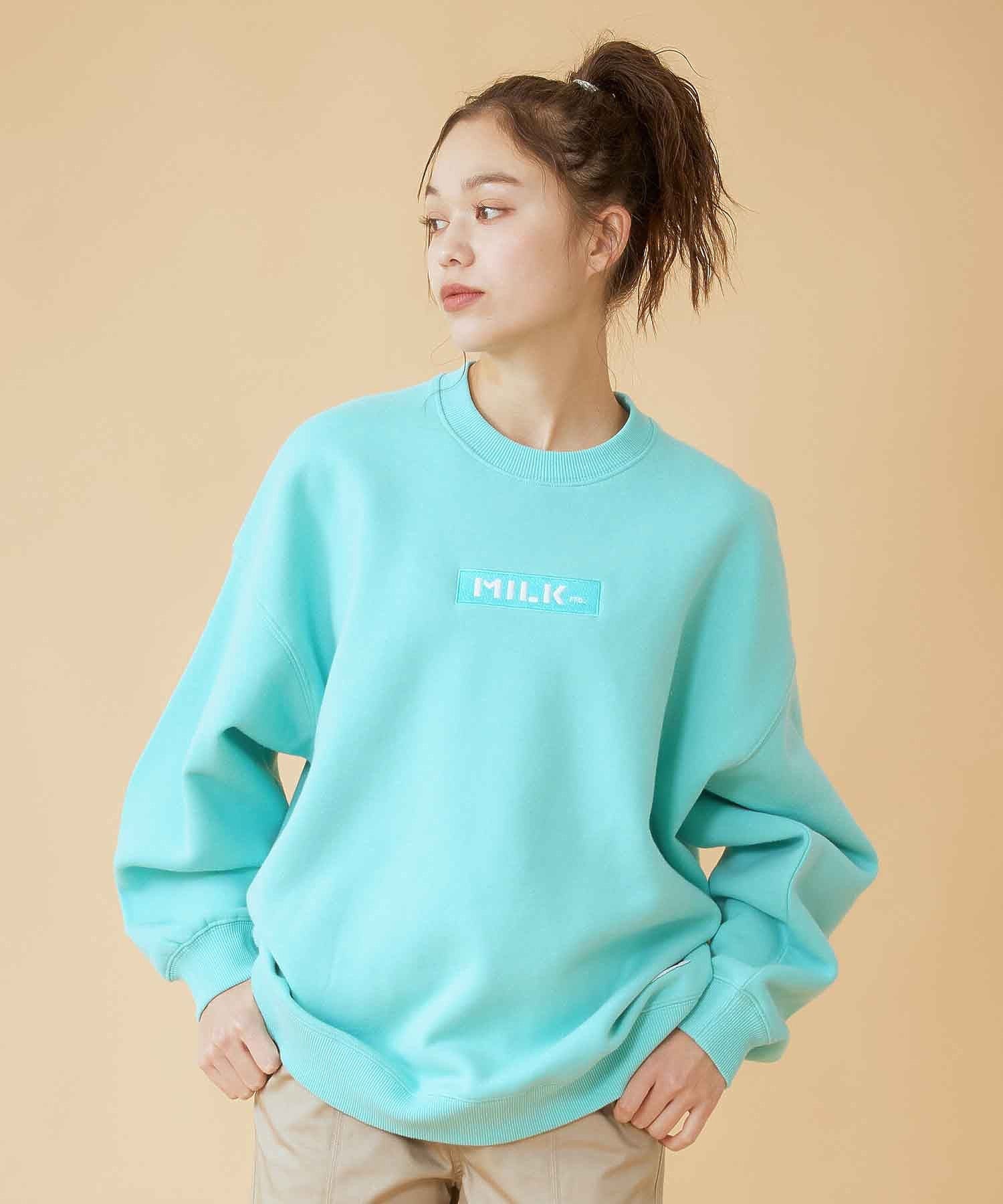 EMBROIDERED BAR BIG SWEAT TOP LIMITED COLOR MILKFED. - Image 6