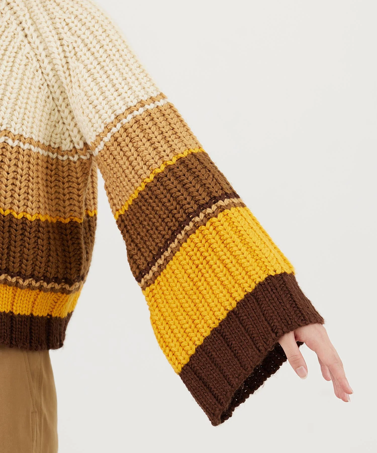 STRIPED KNIT TOP MILKFED. - Image 13
