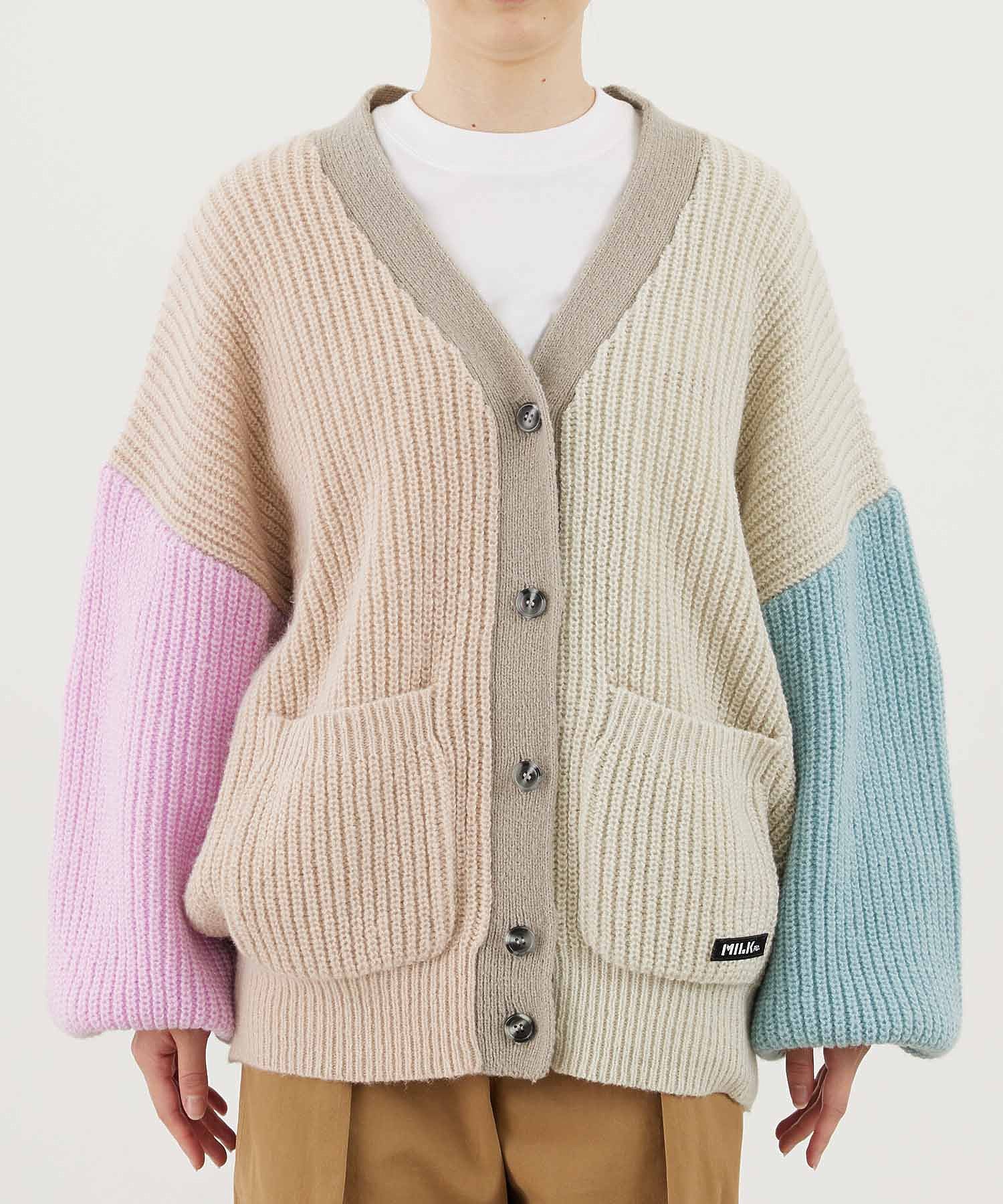 PANELED KNIT CARDIGAN MILKFED. - Image 12