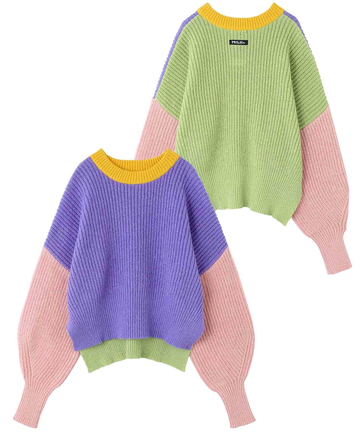 PANELED KNIT TOP MILKFED. - Image 20