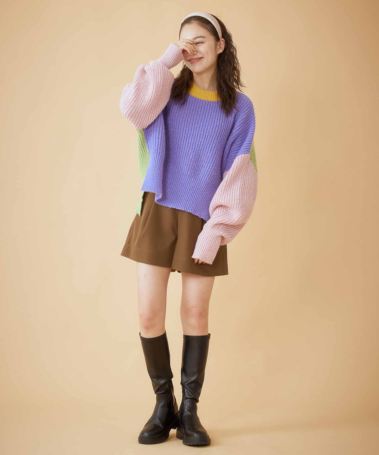 PANELED KNIT TOP MILKFED. - Image 4