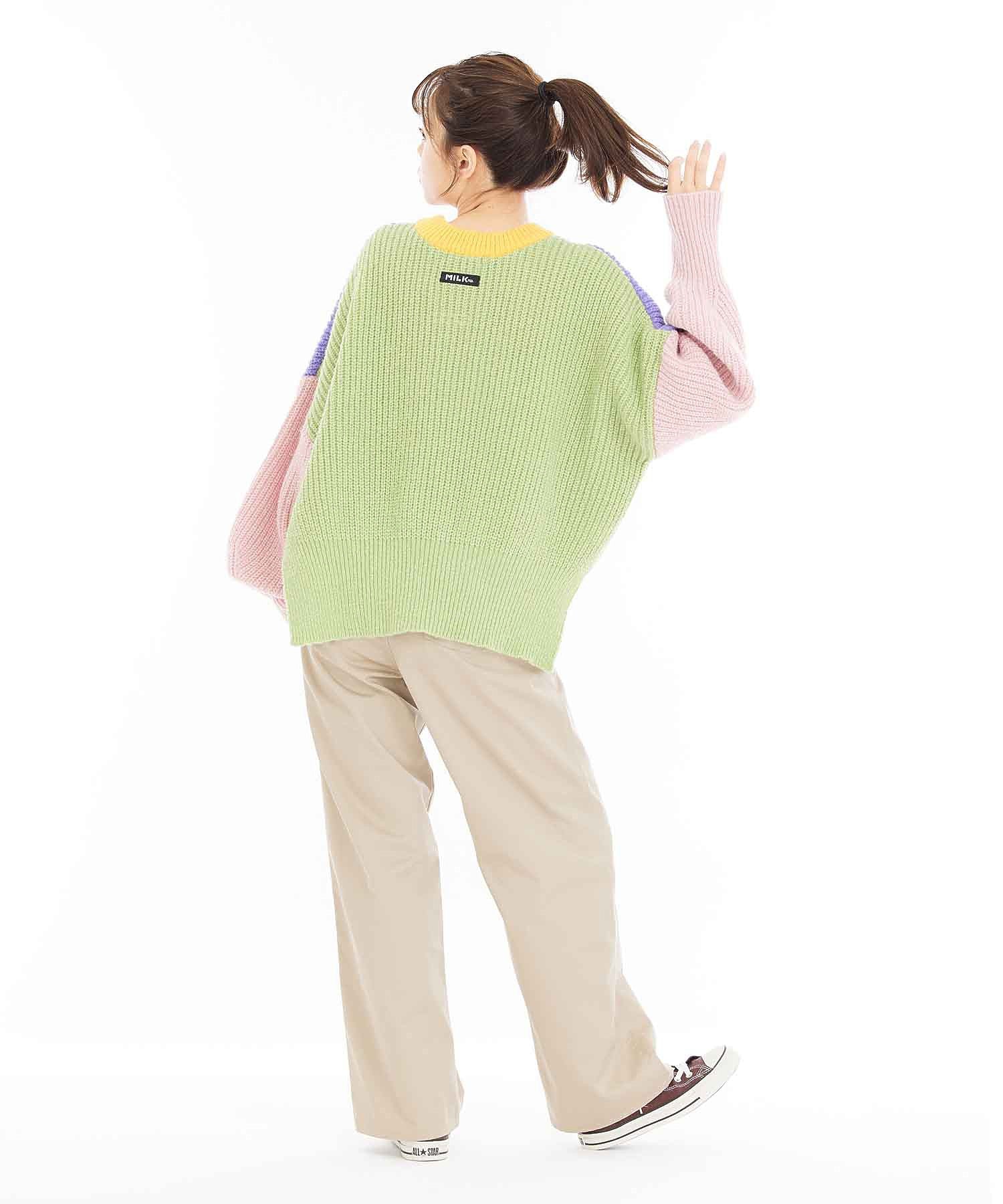 PANELED KNIT TOP MILKFED. - Image 7
