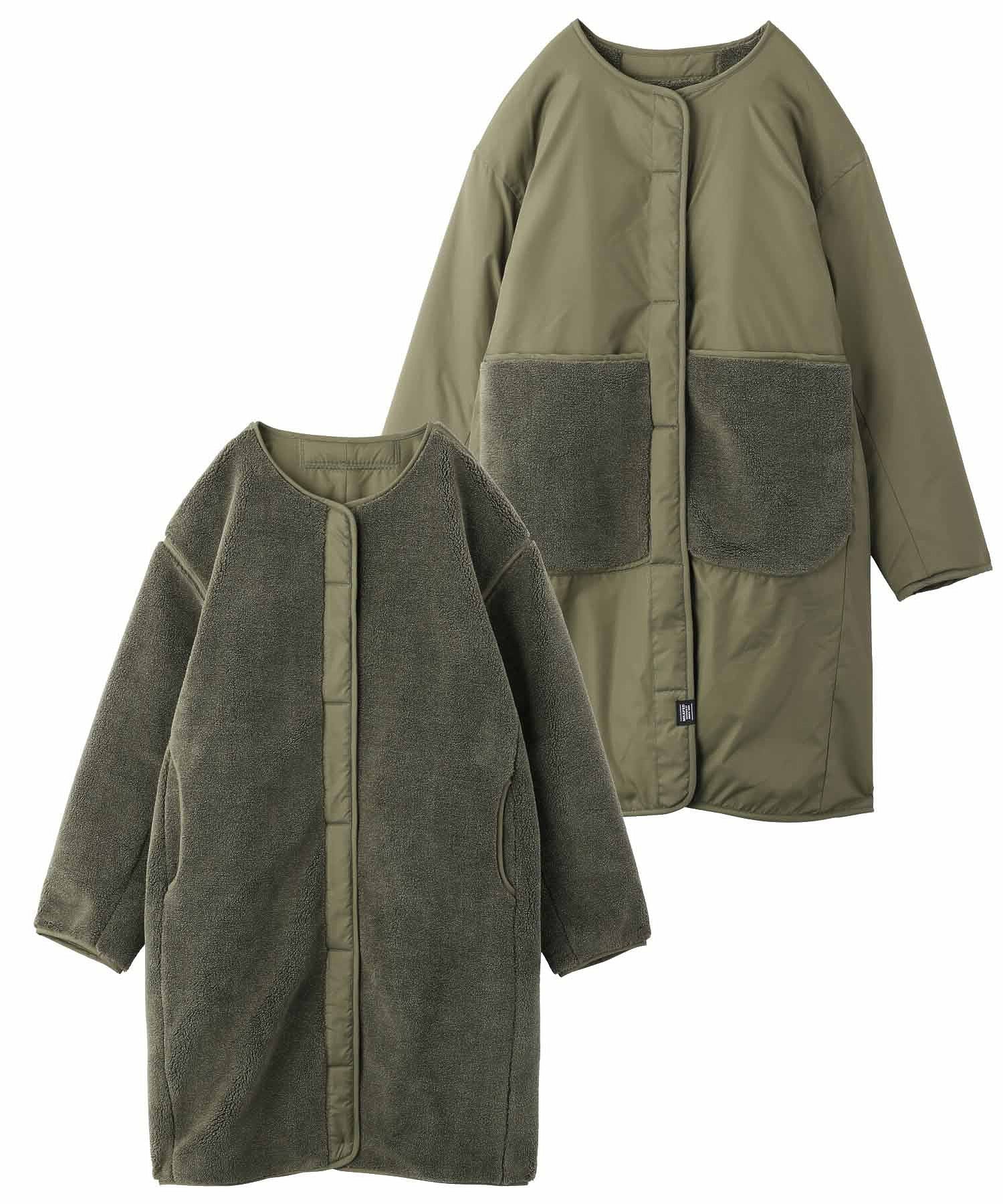 REVERSIBLE LONG COAT MILKFED. - Image 3