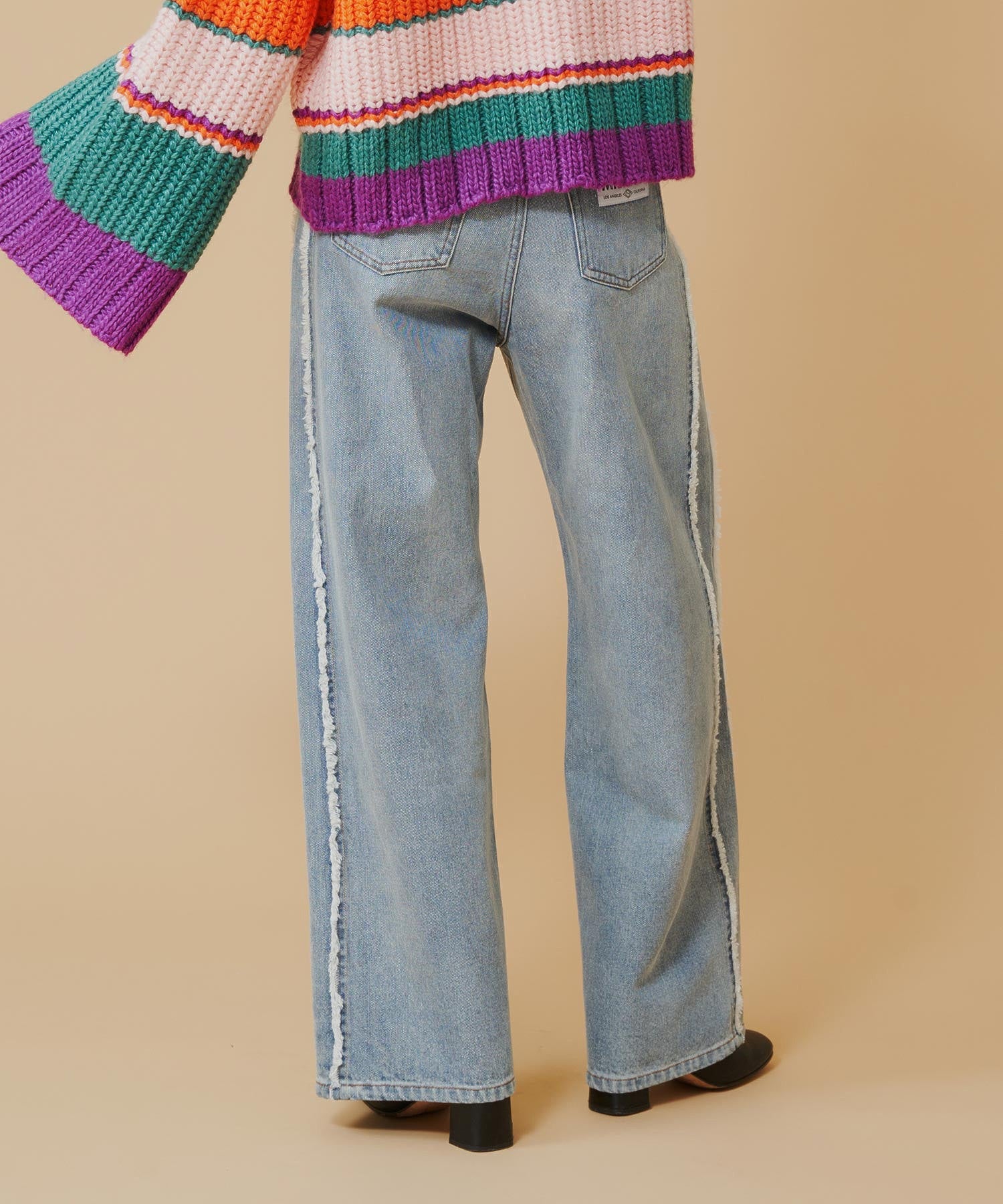 FRINGE DENIM PANTS MILKFED. - Image 4
