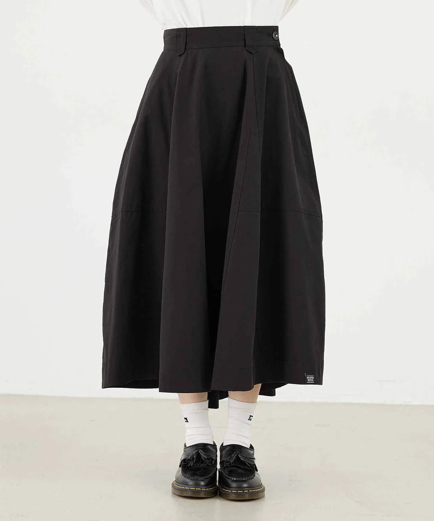 TWILL FLARE SKIRT MILKFED. - Image 6
