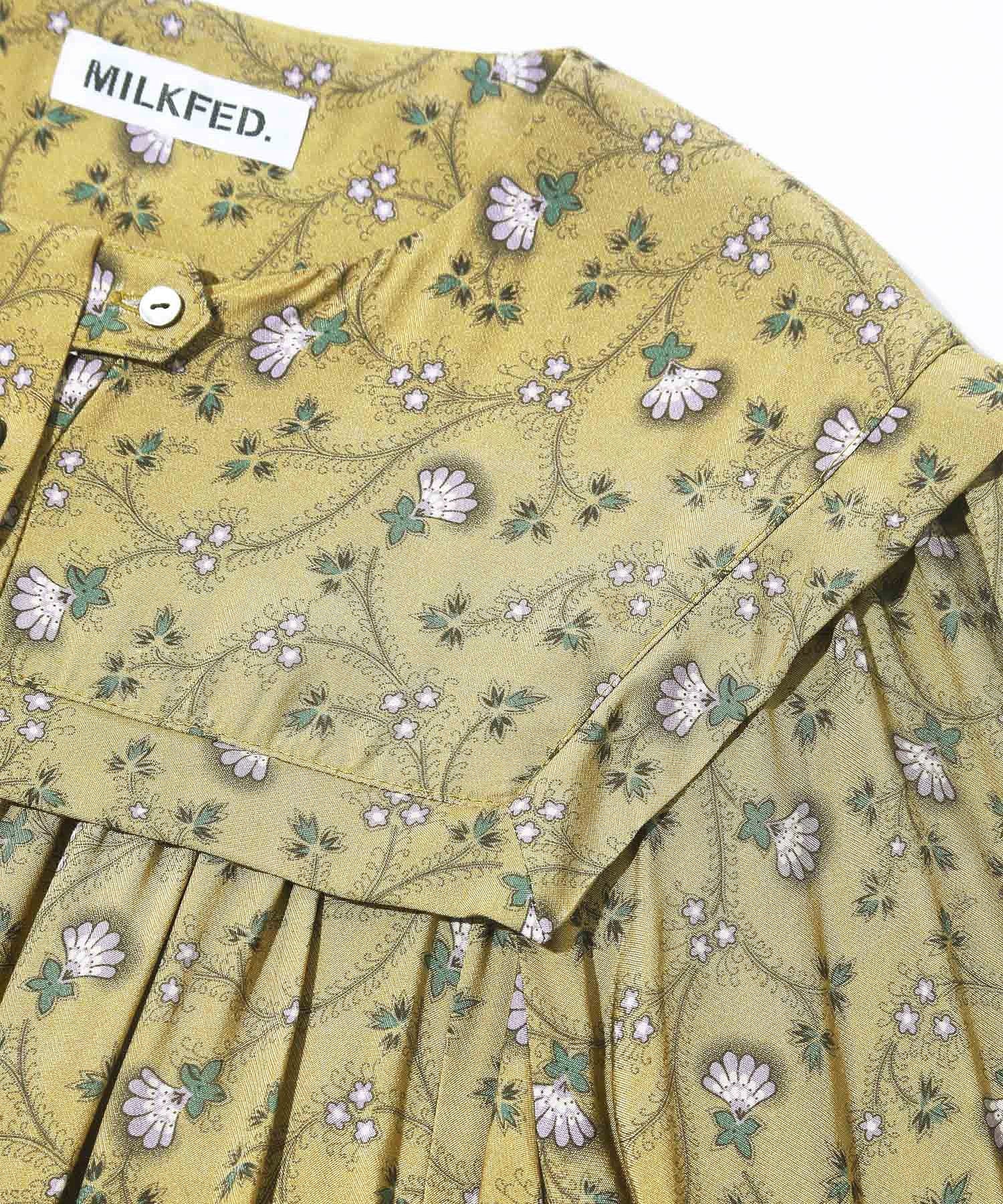 FLORAL PATTERN GATHERED DRESS MILKFED. - Image 15
