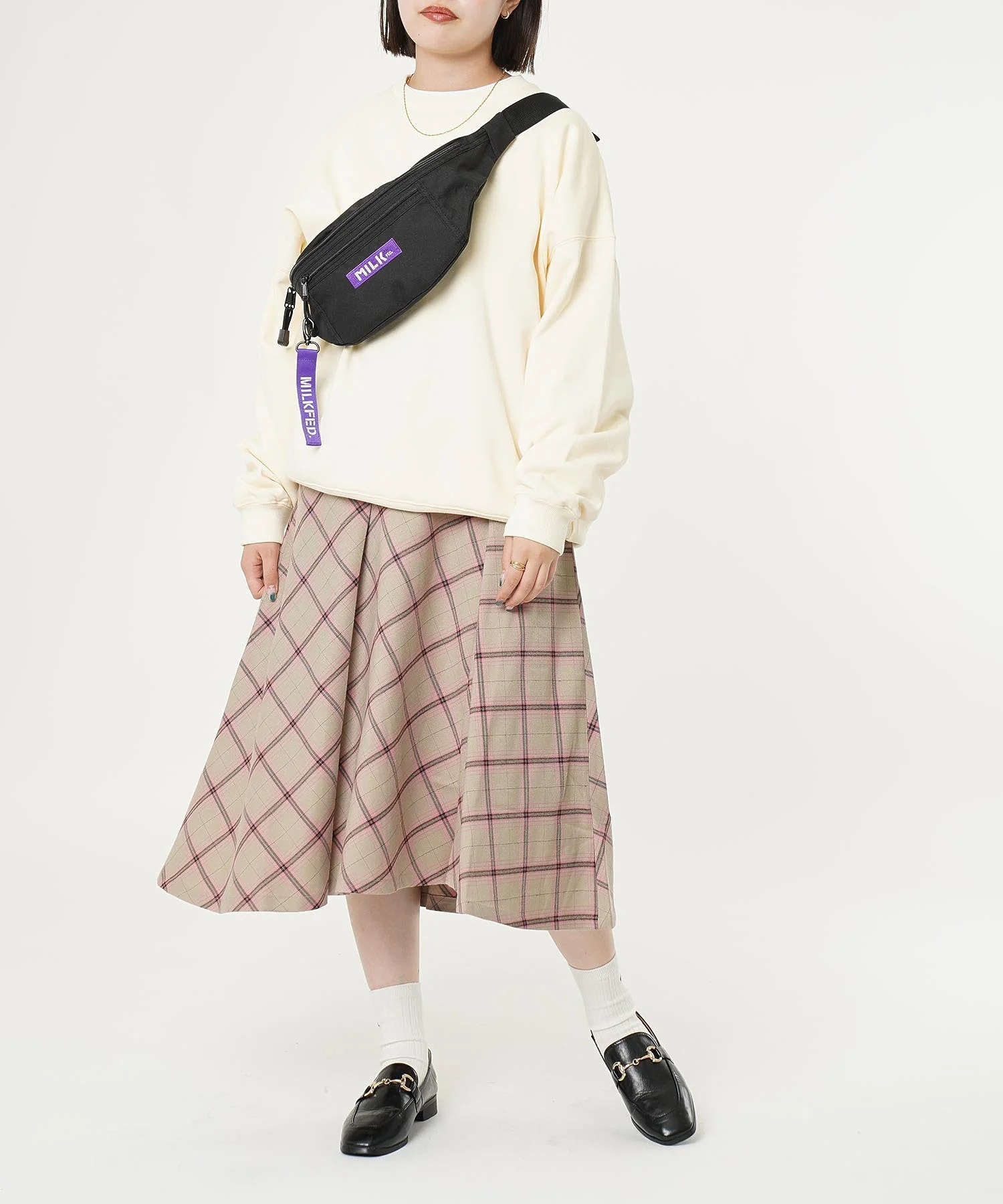 TOP LOGO FANNY PACK LIMITED PURPLE MILKFED. - Image 15