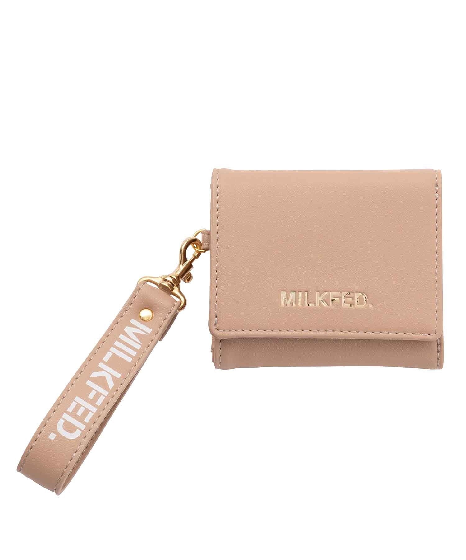 SOLID COLOR TRI-FOLD WALLET MILKFED. - Image 16