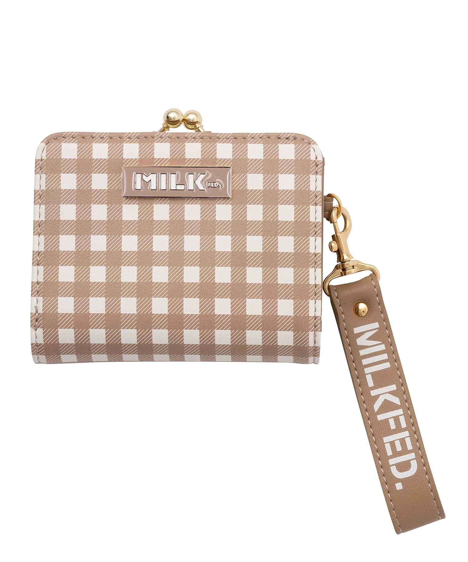 CHECKERED BI-FOLD WALLET MILKFED. - Image 13