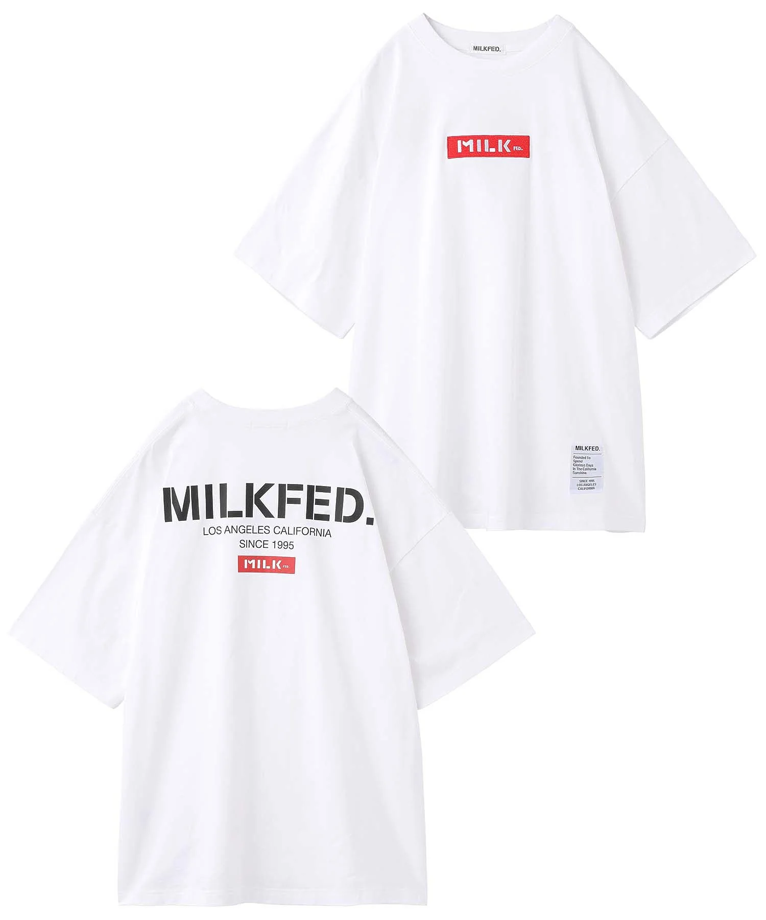BAR AND STENCIL LOGO WIDE S/S TEE MILKFED. - Image 34