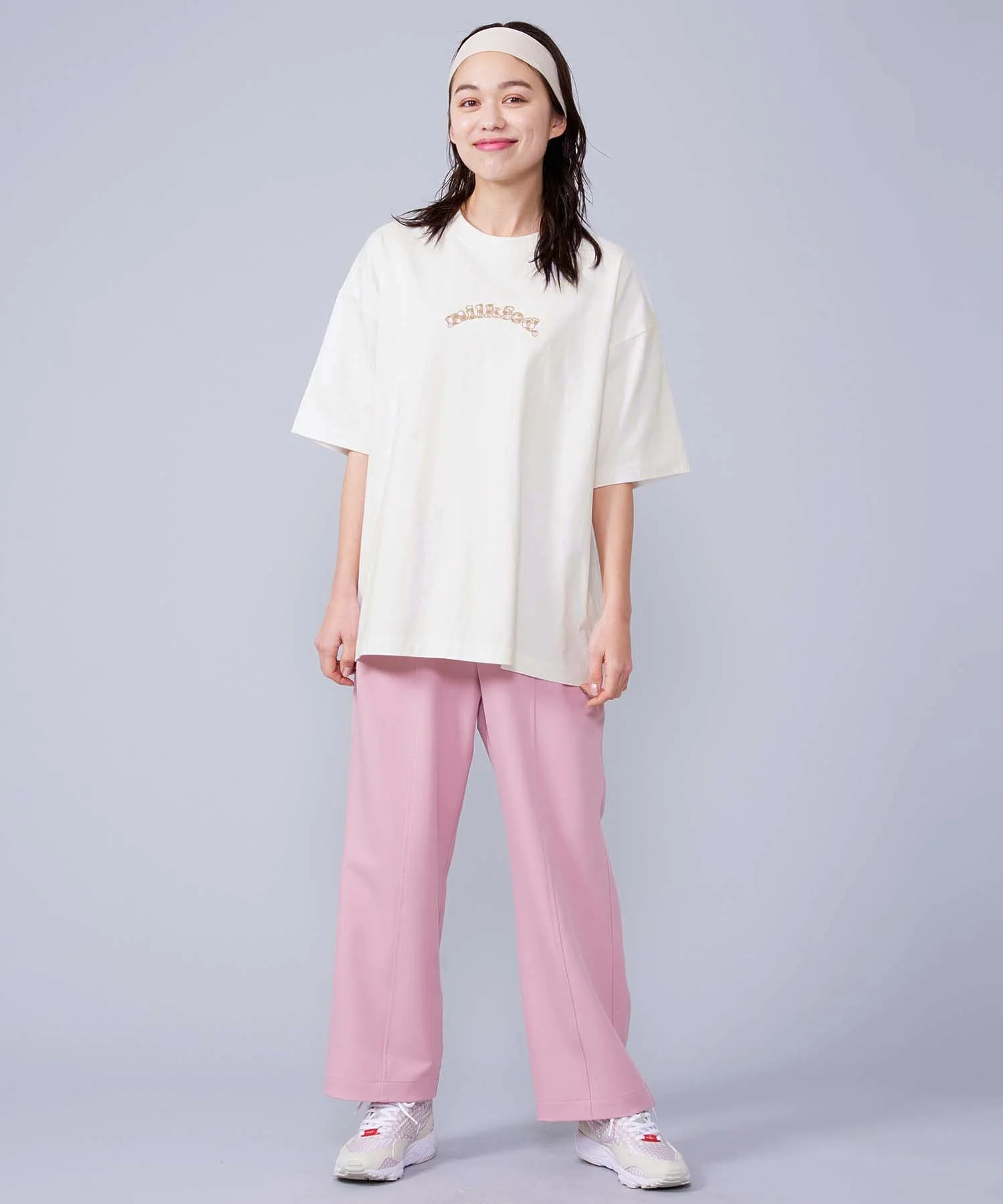 CHECKERED HEART WIDE S/S TEE MILKFED. - Image 7