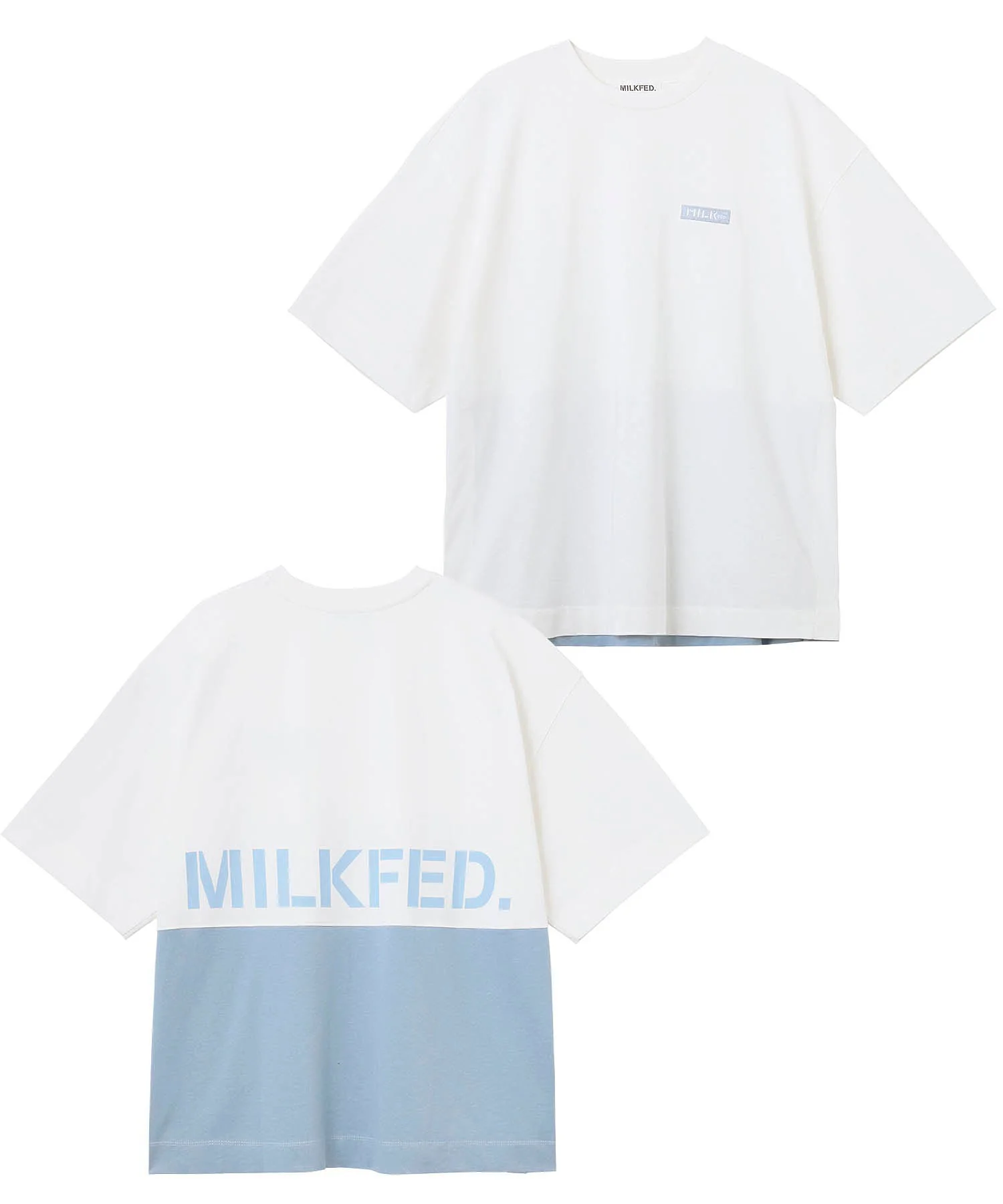 STENCIL LOGO PANELED S/S TOP MILKFED. - Image 20