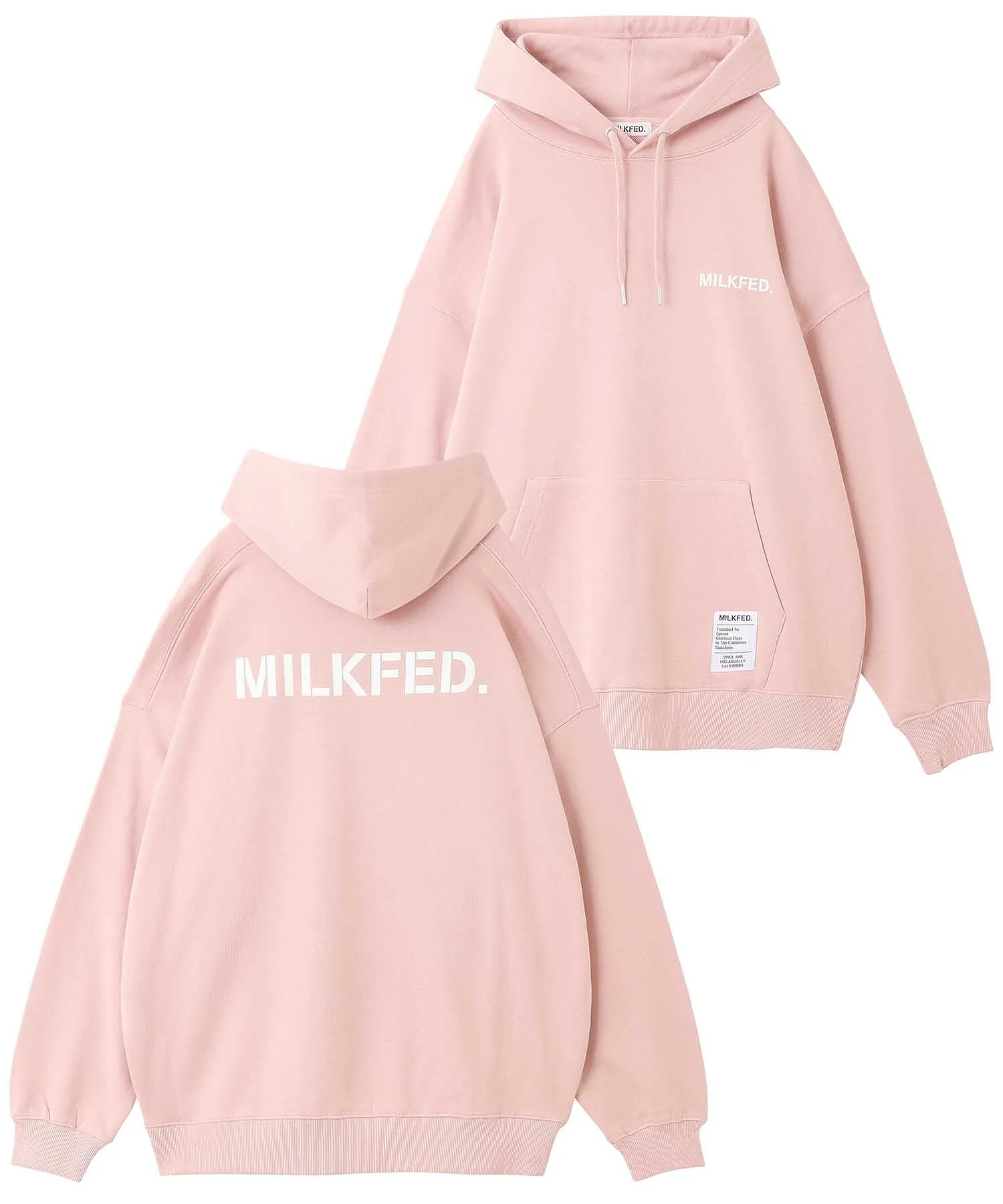 STENCIL LOGO WIDE SWEAT HOODIE MILKFED. - Image 26