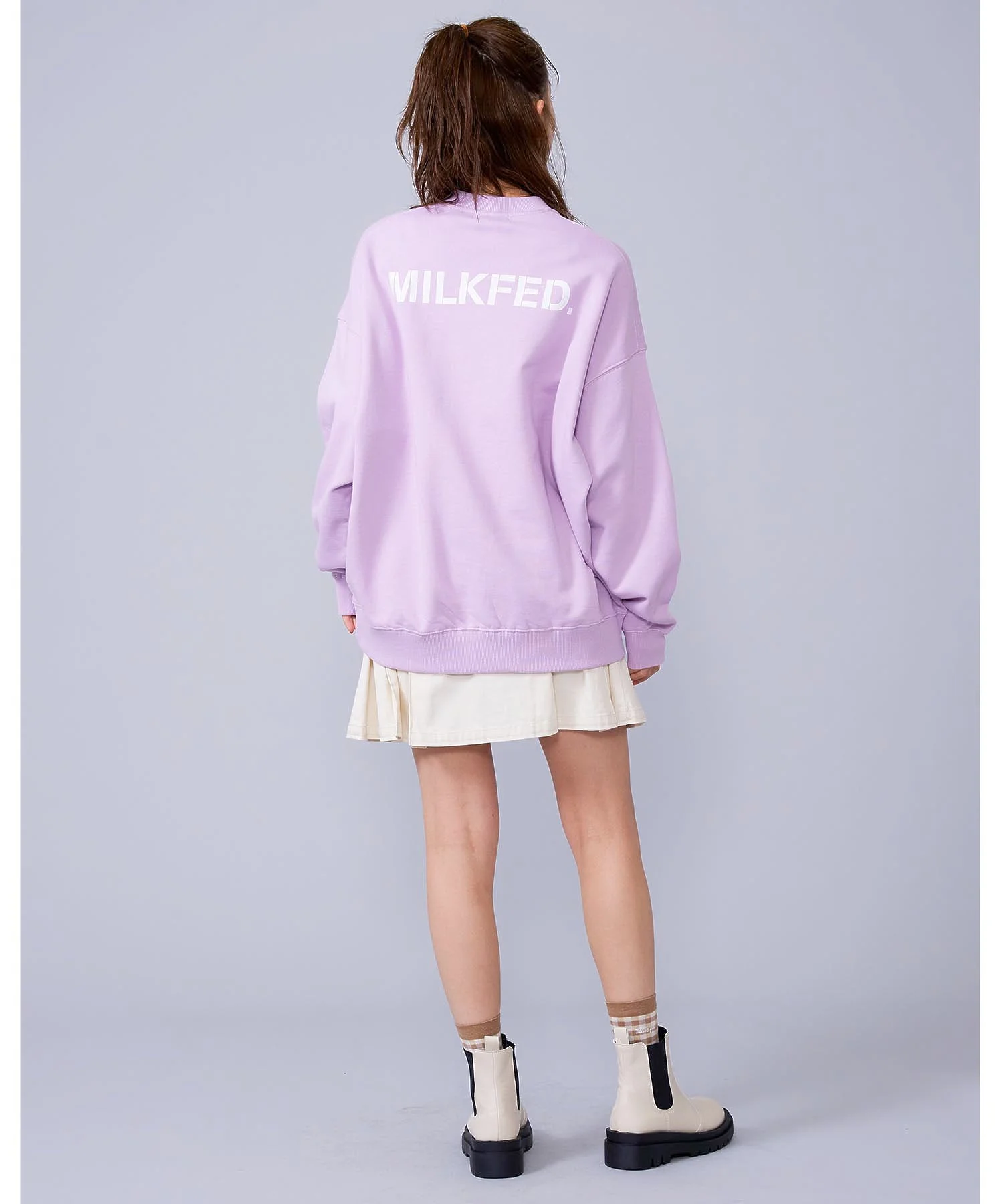 STENCIL LOGO WIDE SWEAT TOP MILKFED. - Image 12