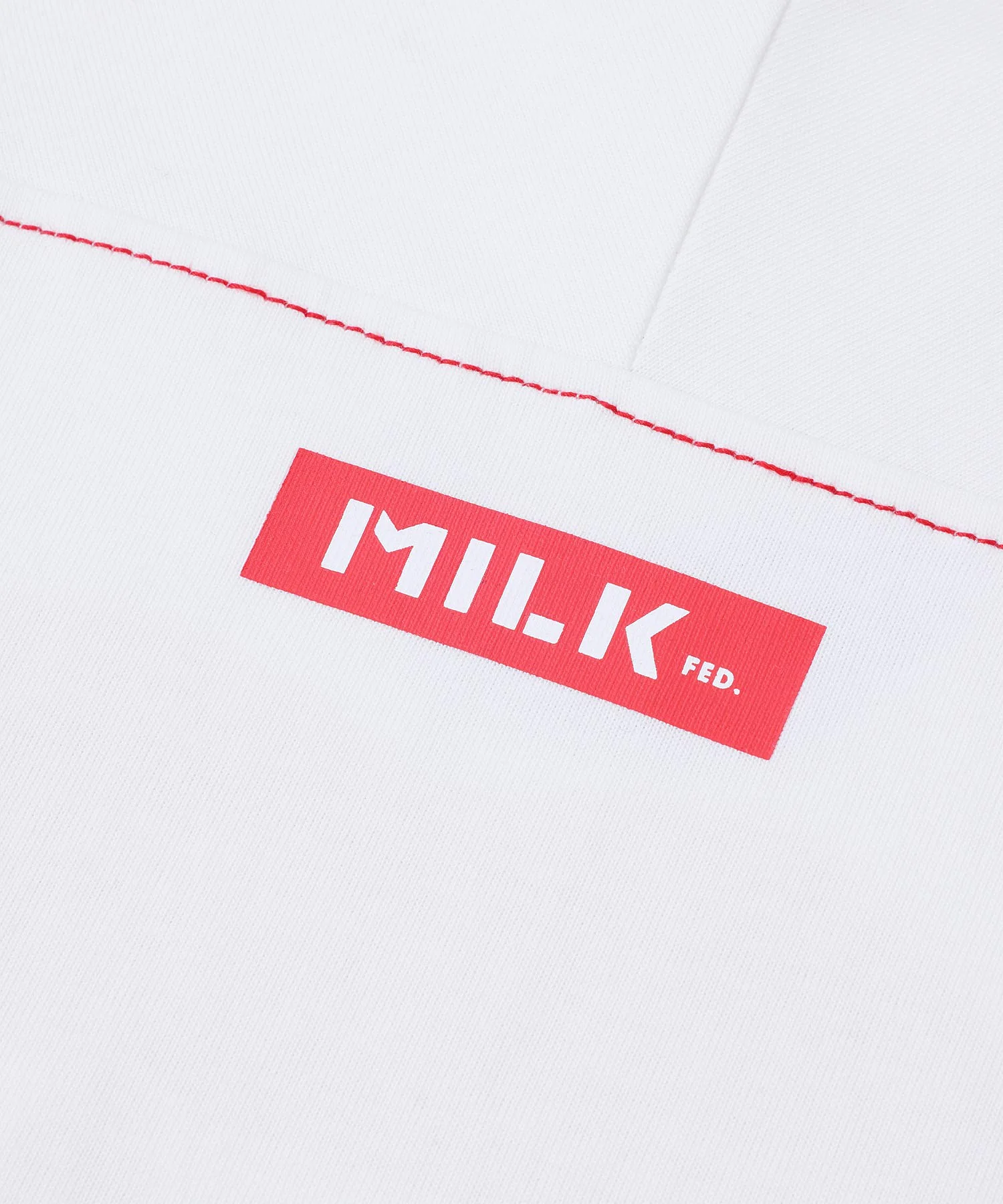 CONTRAST STITCH FOOTBALL L/S TOP MILKFED. - Image 15