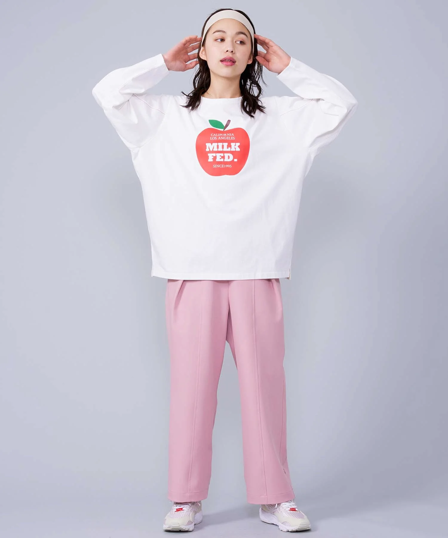 CONTRAST STITCH FOOTBALL L/S TOP MILKFED. - Image 7