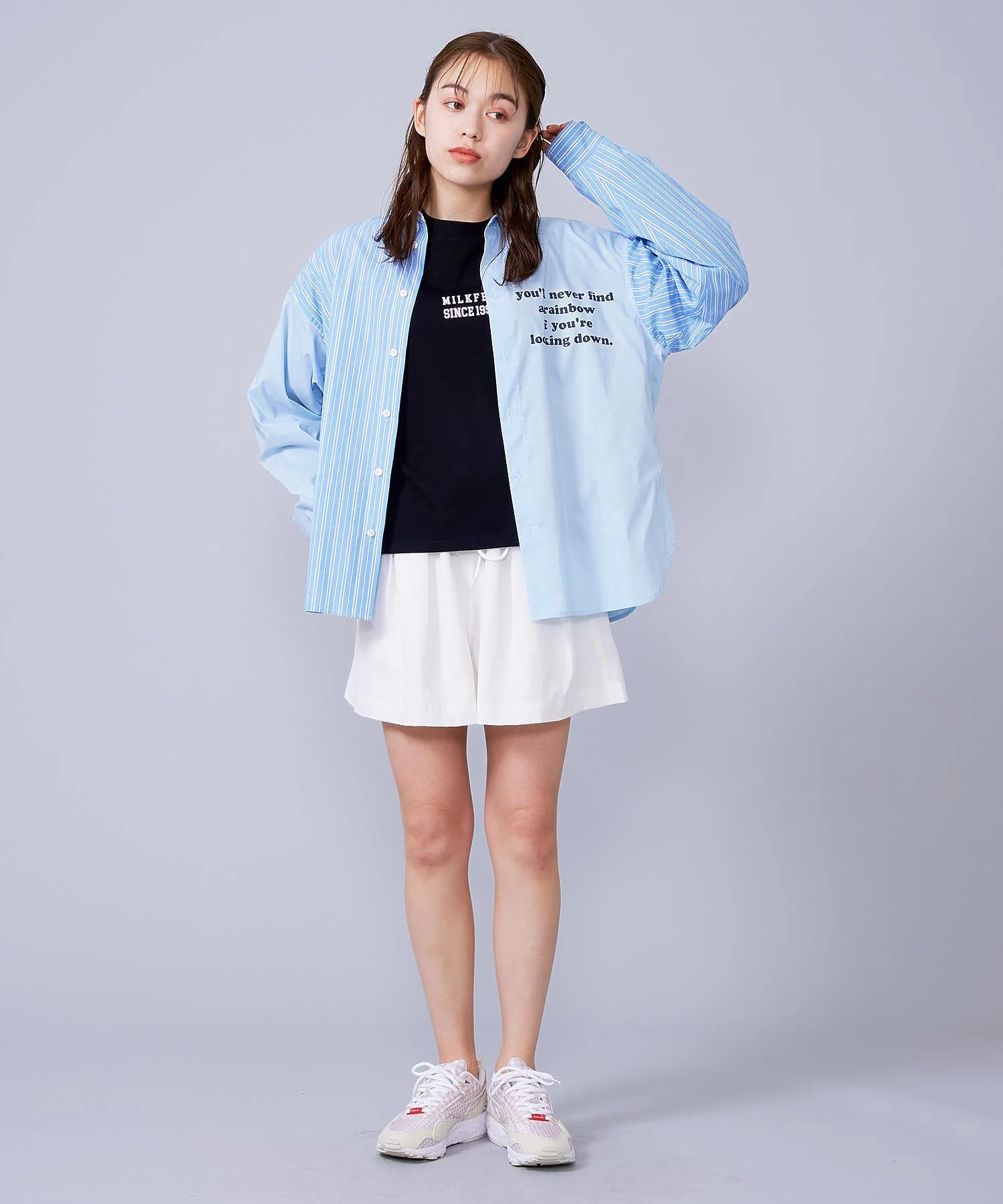 SIDE SLIT RAGLAN L/S TOP MILKFED. - Image 11