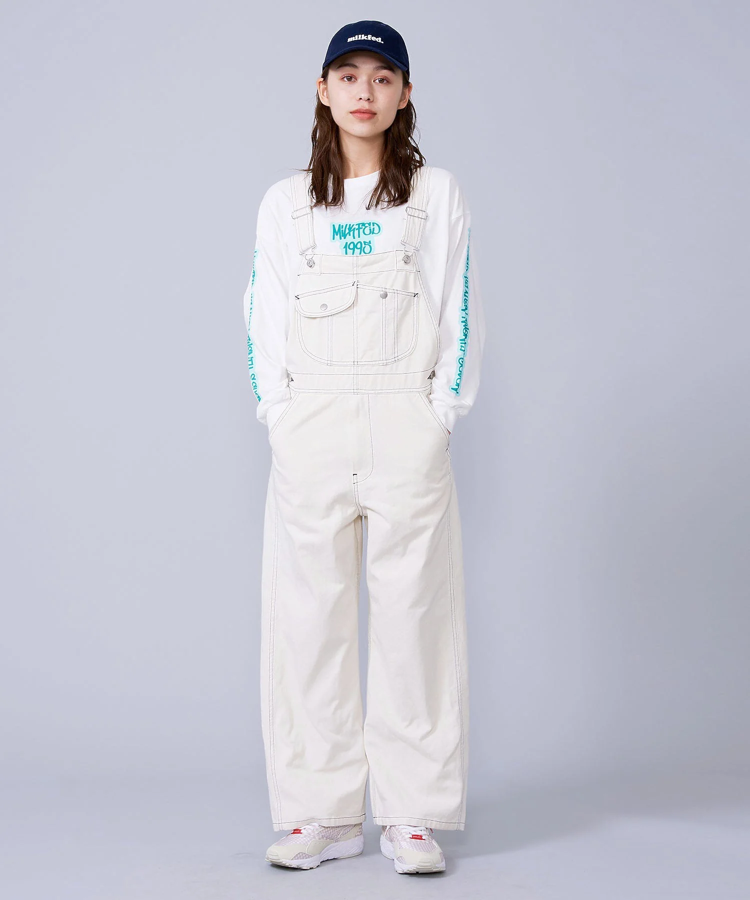 SLEEVE LOGO L/S TOP MILKFED. - Image 4