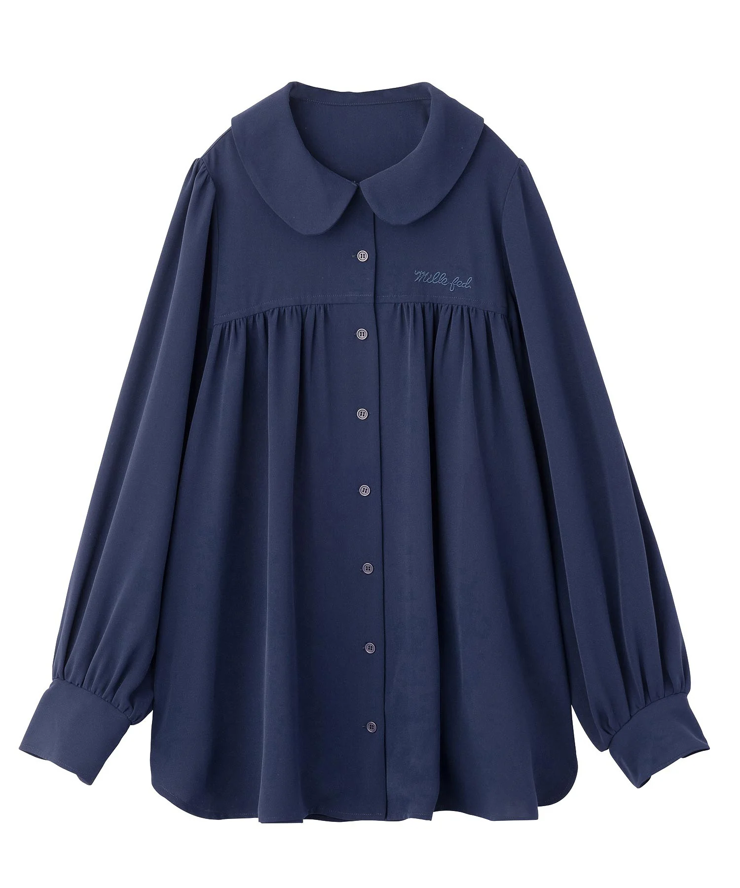 ROUND COLLAR BLOUSE MILKFED. - Image 20