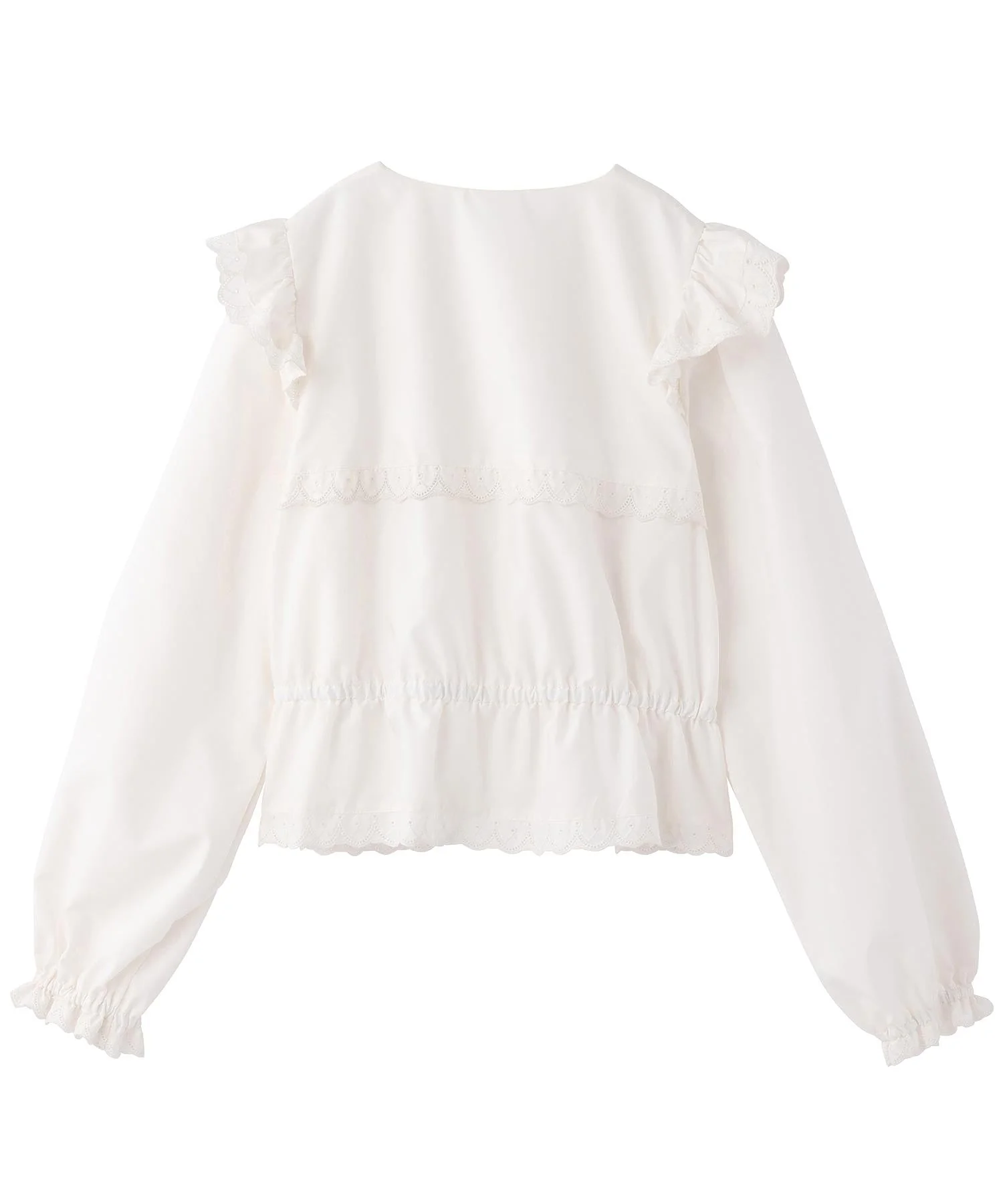 LACE TRIM BLOUSE MILKFED. - Image 11