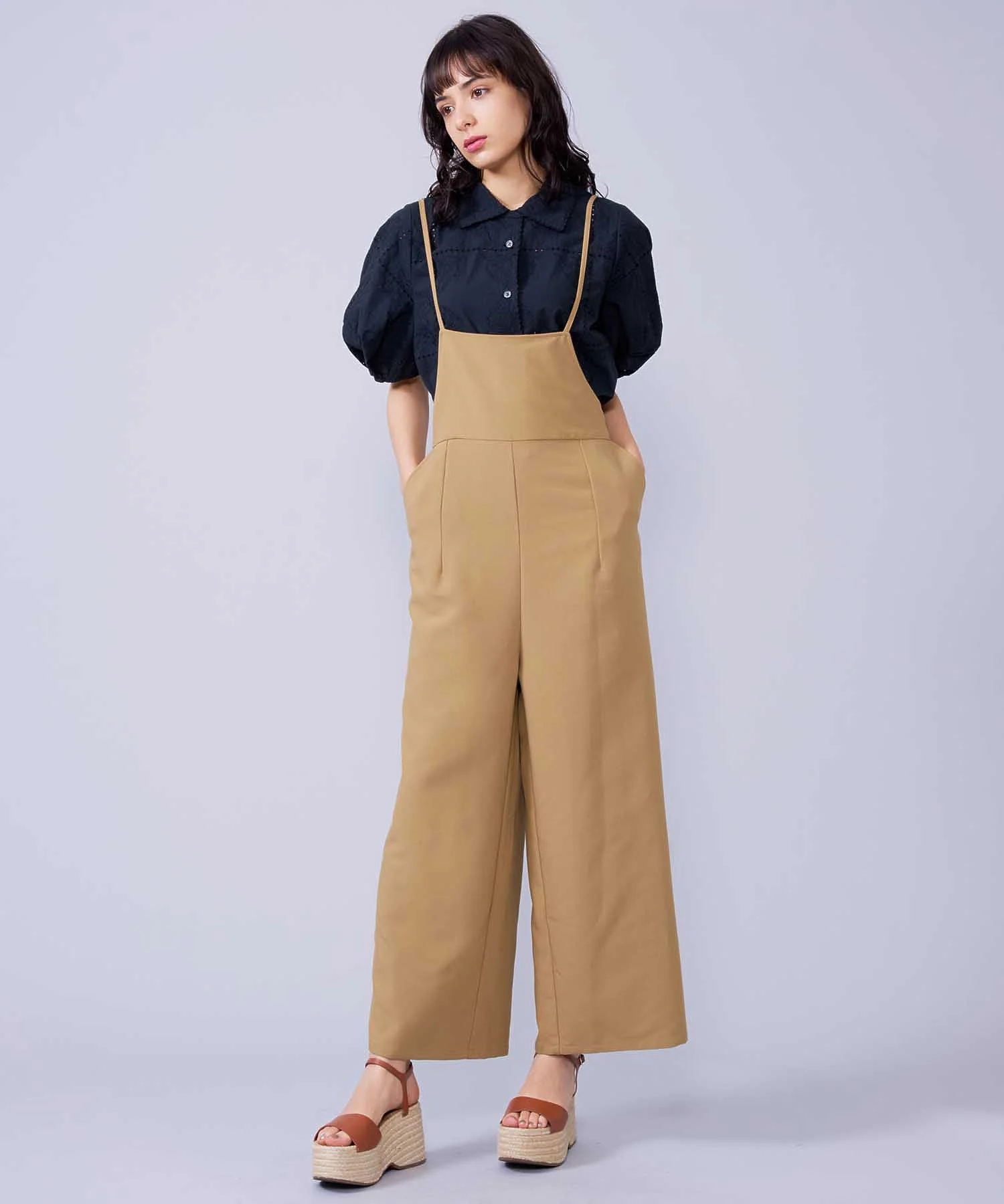 LACE-UP SALOPETTE MILKFED. - Image 4