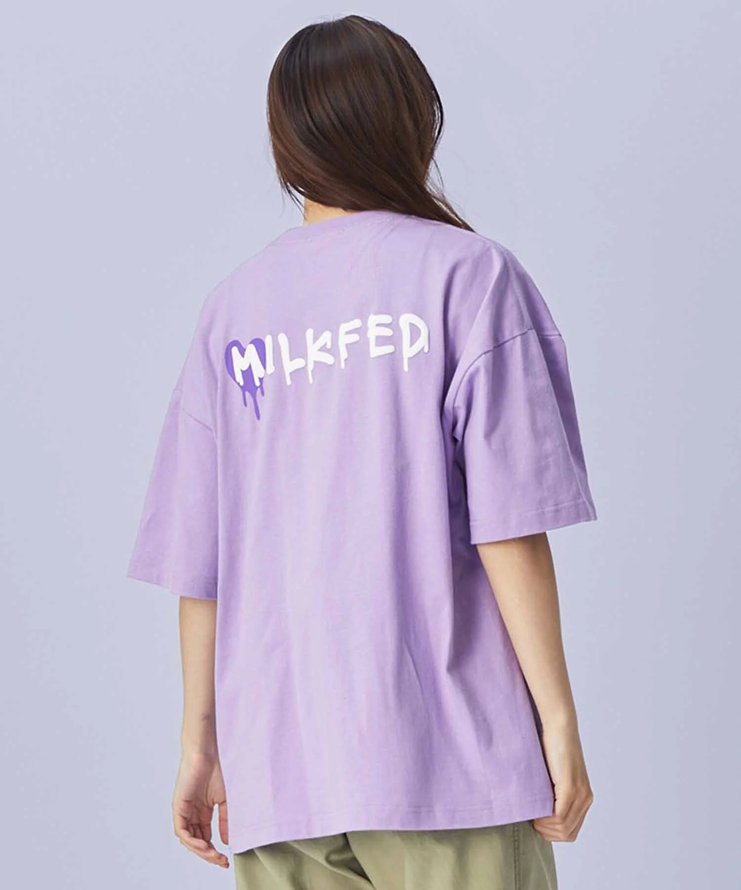 LOVE DRIP LOGO WIDE S/S TEE MILKFED. - Image 14
