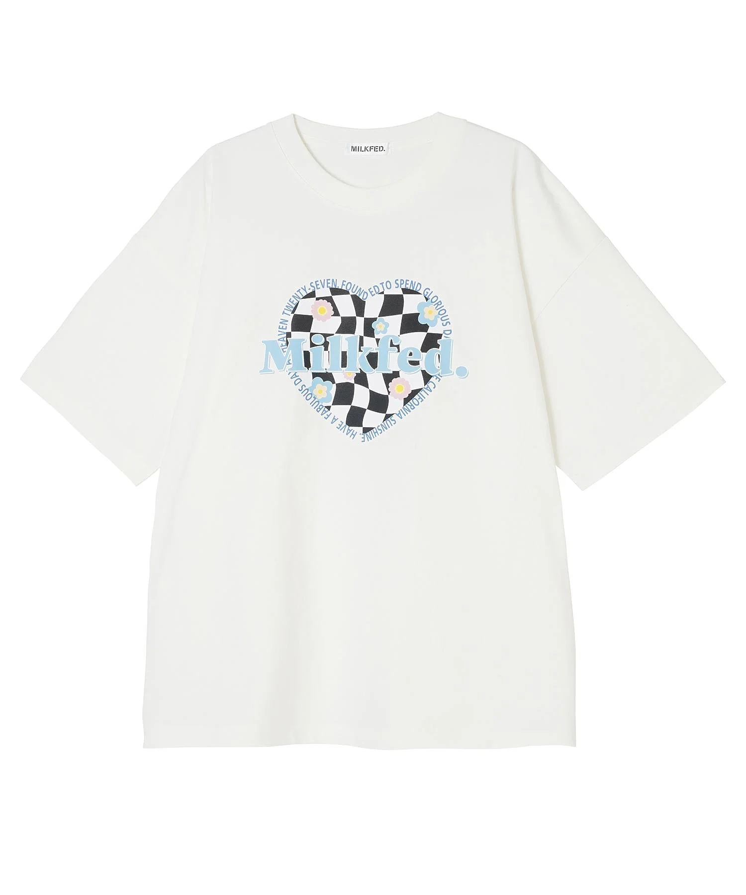 HEART AND FLOWER WIDE S/S TEE MILKFED. - Image 3