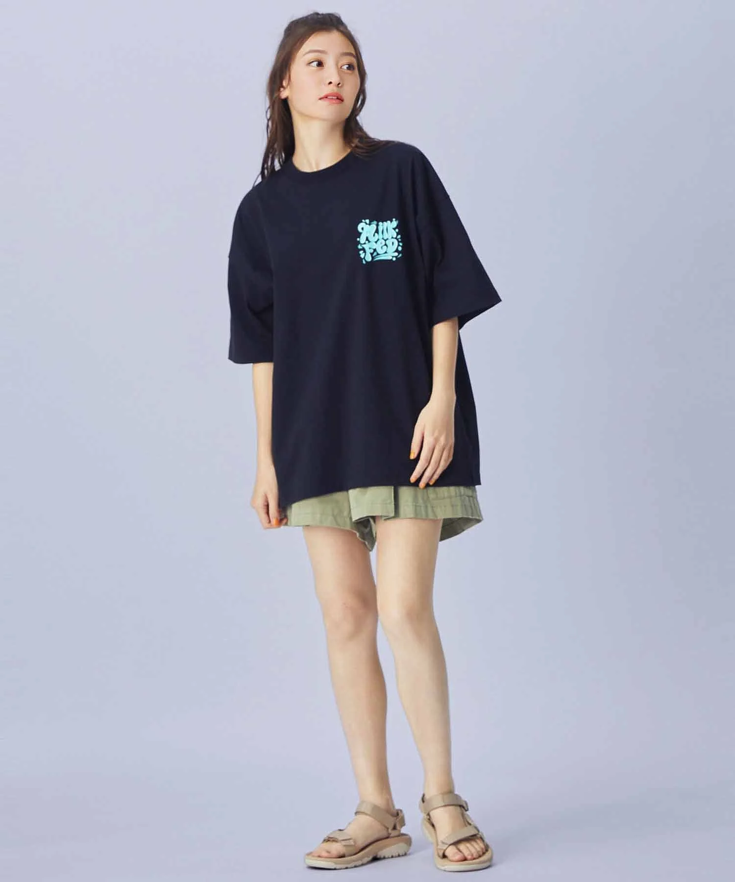 GLOSSY LOGO WIDE S/S TEE MILKFED. - Image 15