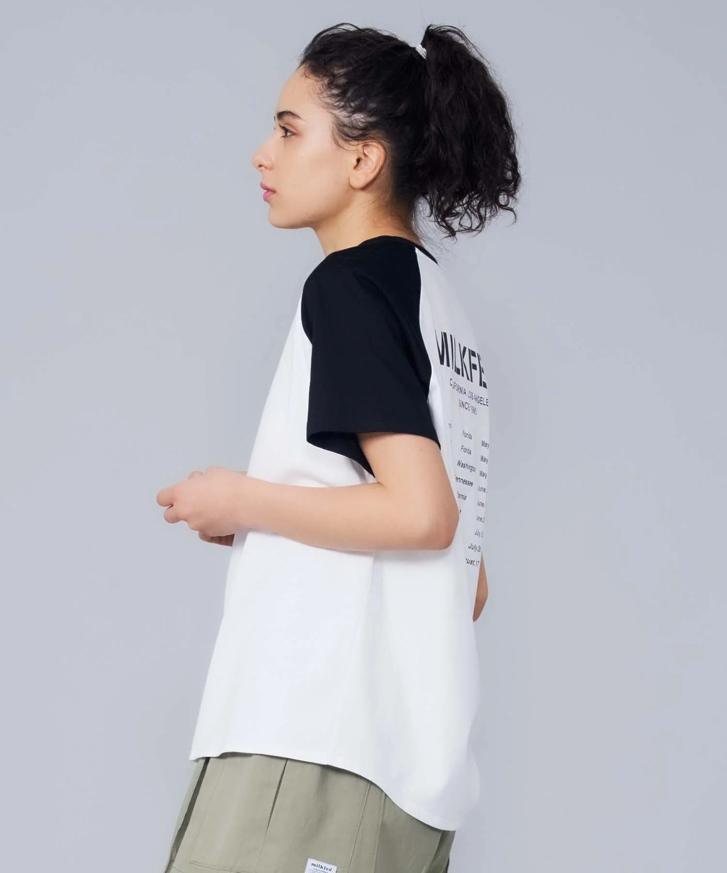 STENCIL LOGO RAGLAN TOP MILKFED. - Image 14