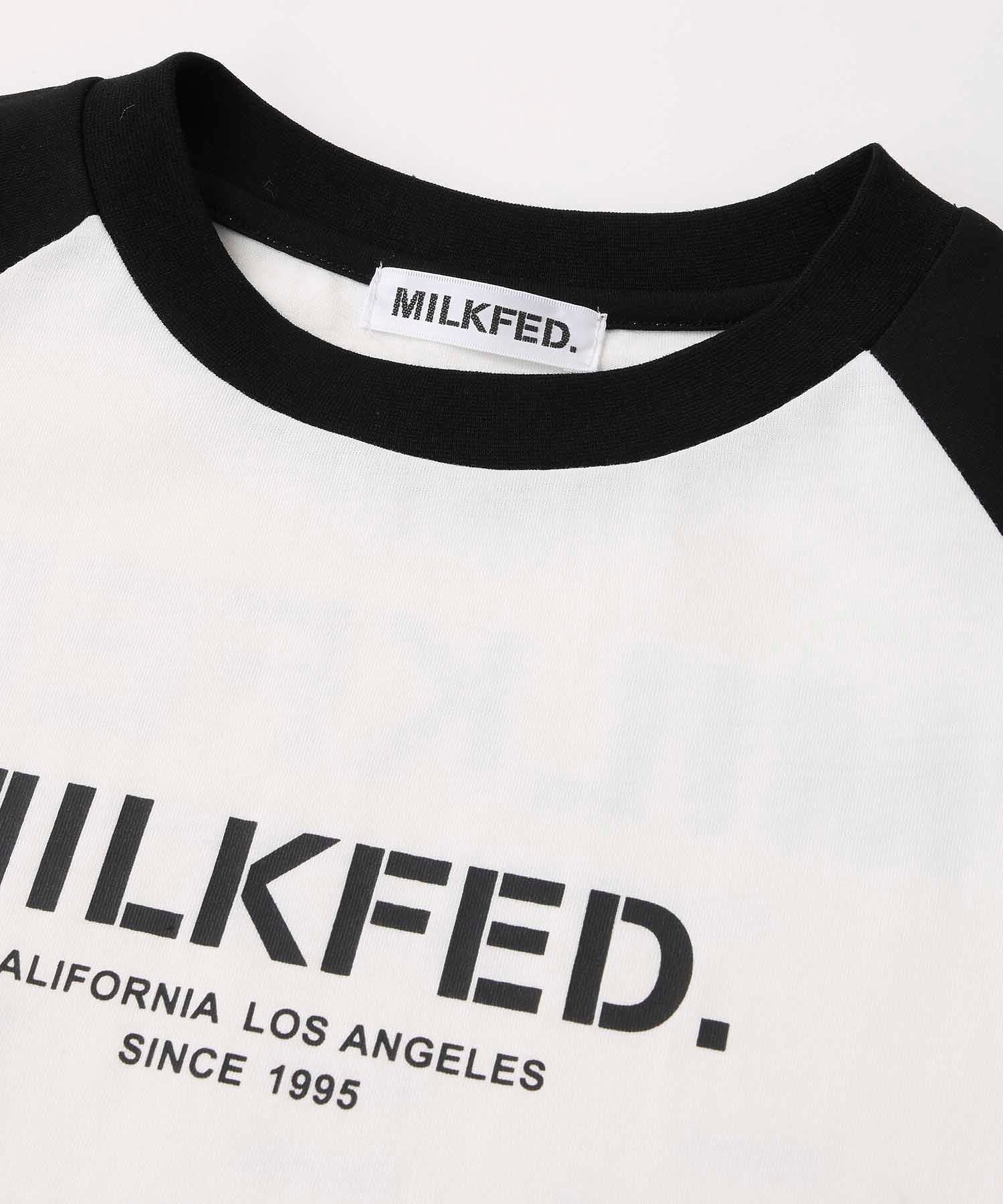 STENCIL LOGO RAGLAN TOP MILKFED. - Image 6