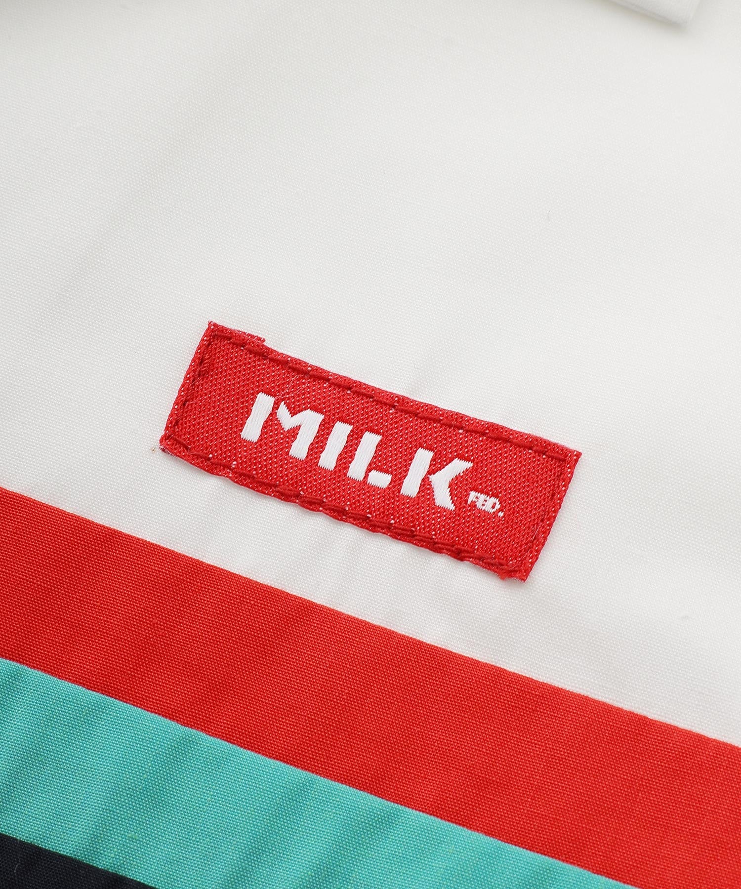 OPEN COLLAR BLOCK SHIRT MILKFED. - Image 5