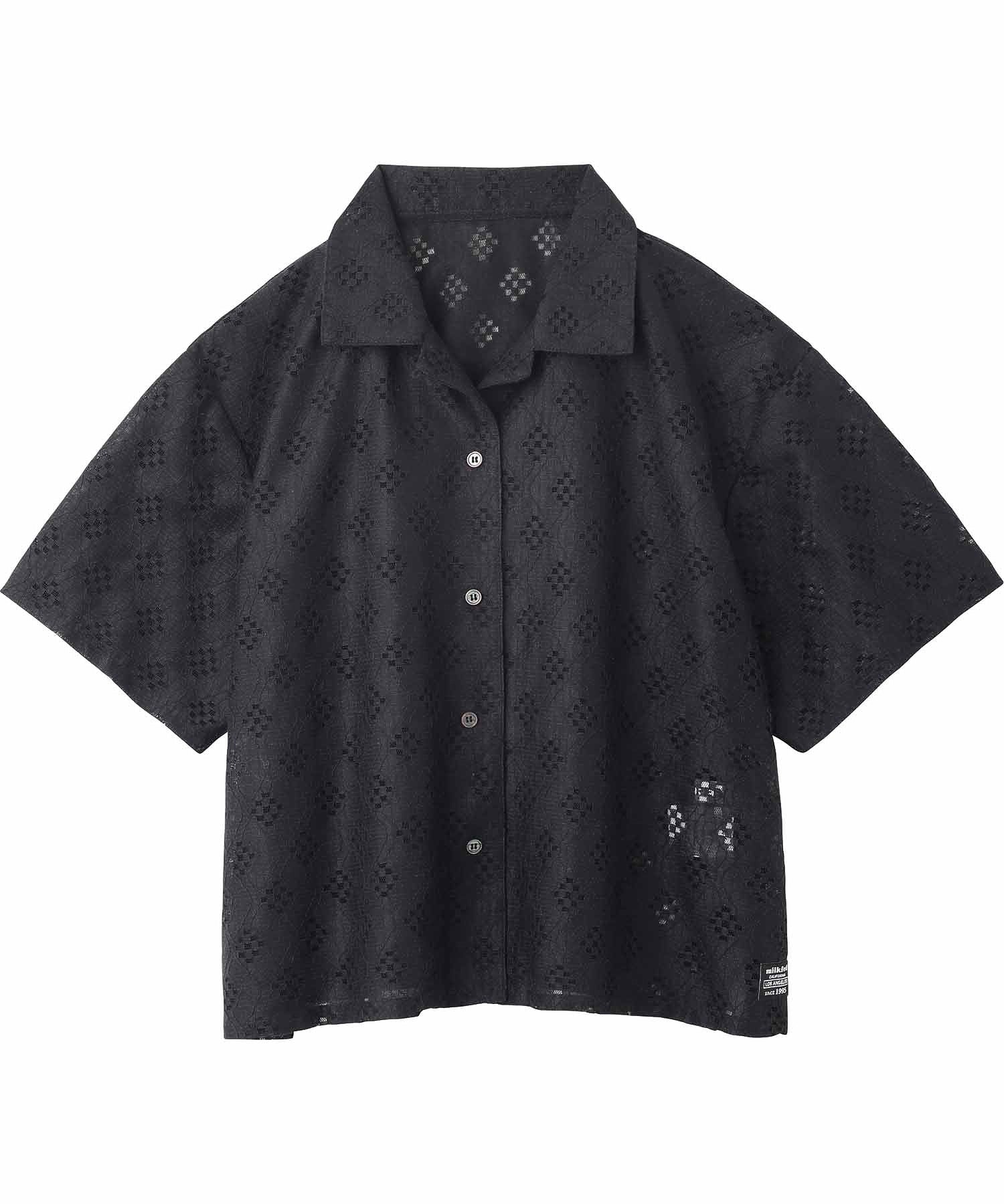 LACE OPEN COLLAR SHIRT MILKFED. - Image 21