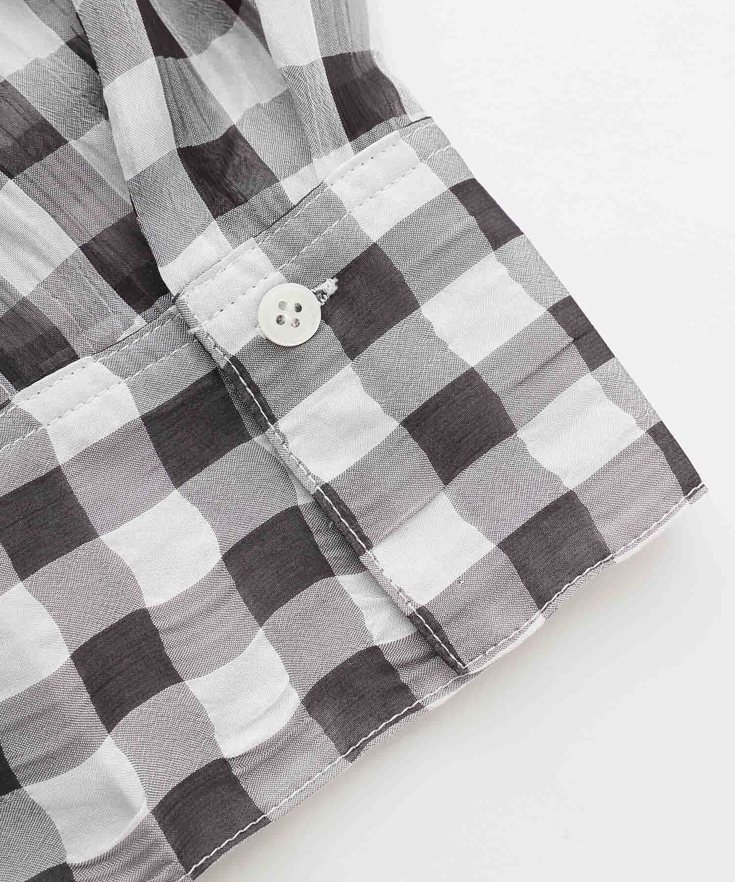 SEERSUCKER GINGHAM CHECK  SHIRT MILKFED. - Image 10