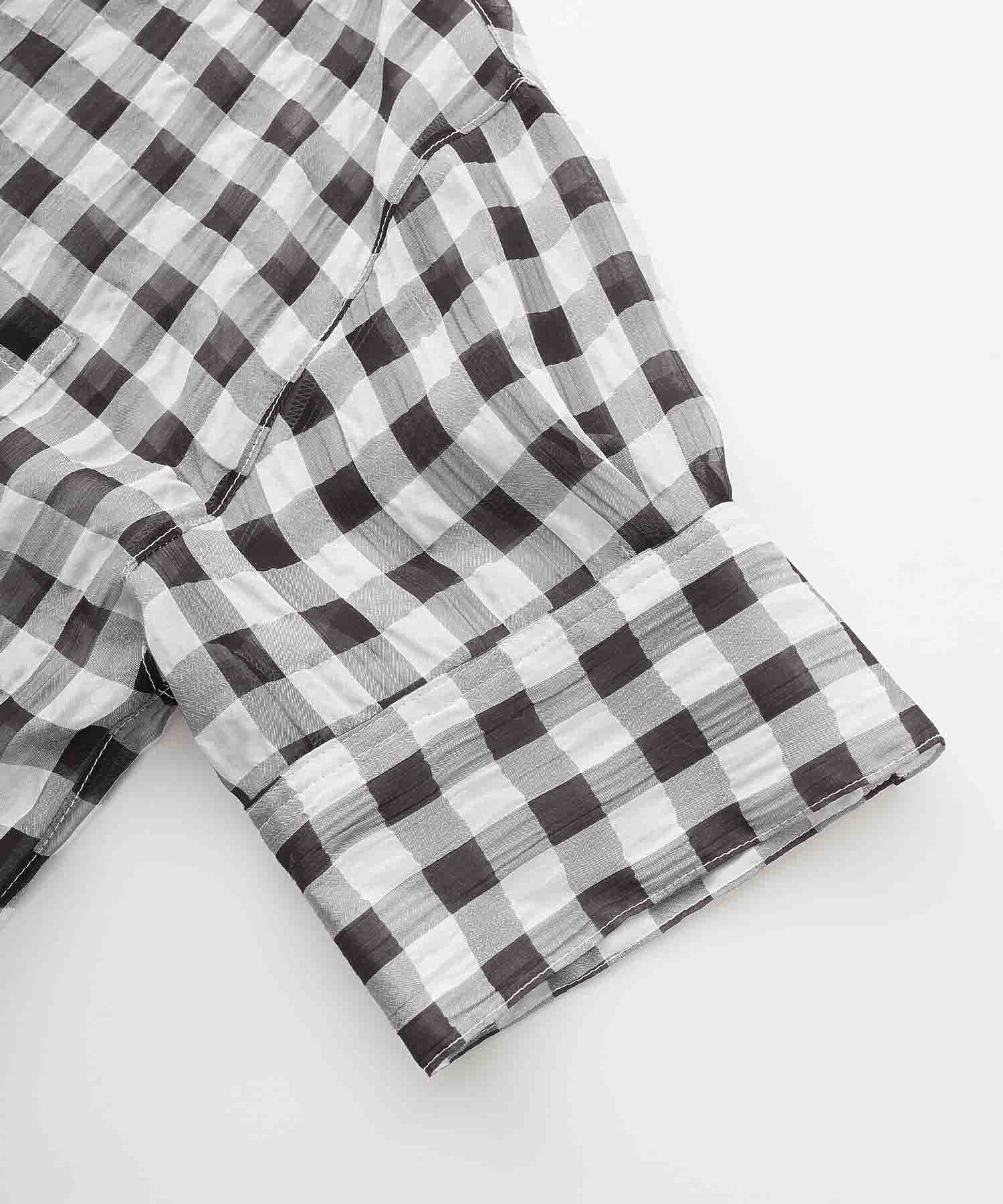 SEERSUCKER GINGHAM CHECK  SHIRT MILKFED. - Image 9