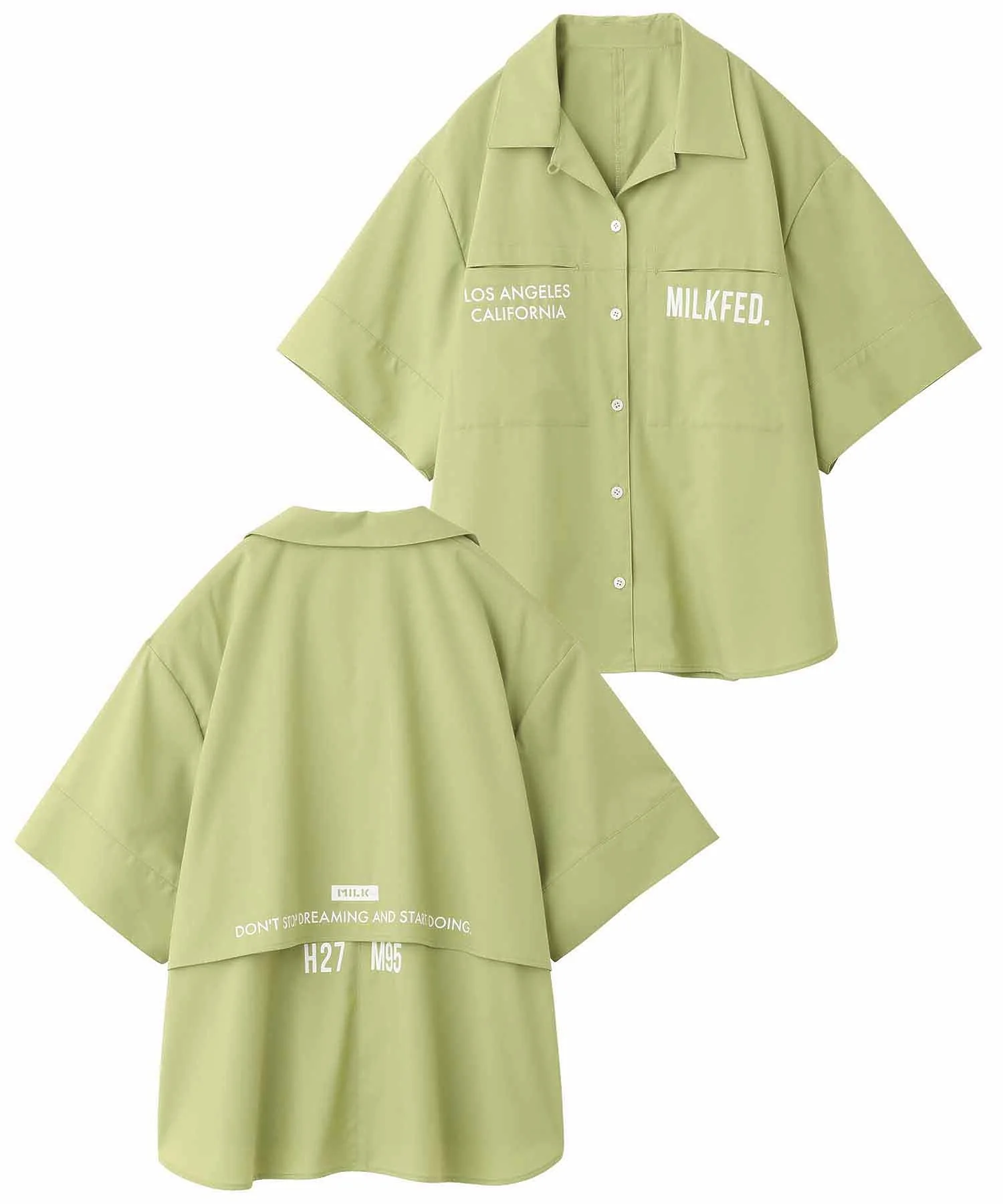 BACK LAYERED SHIRT MILKFED. - Image 2