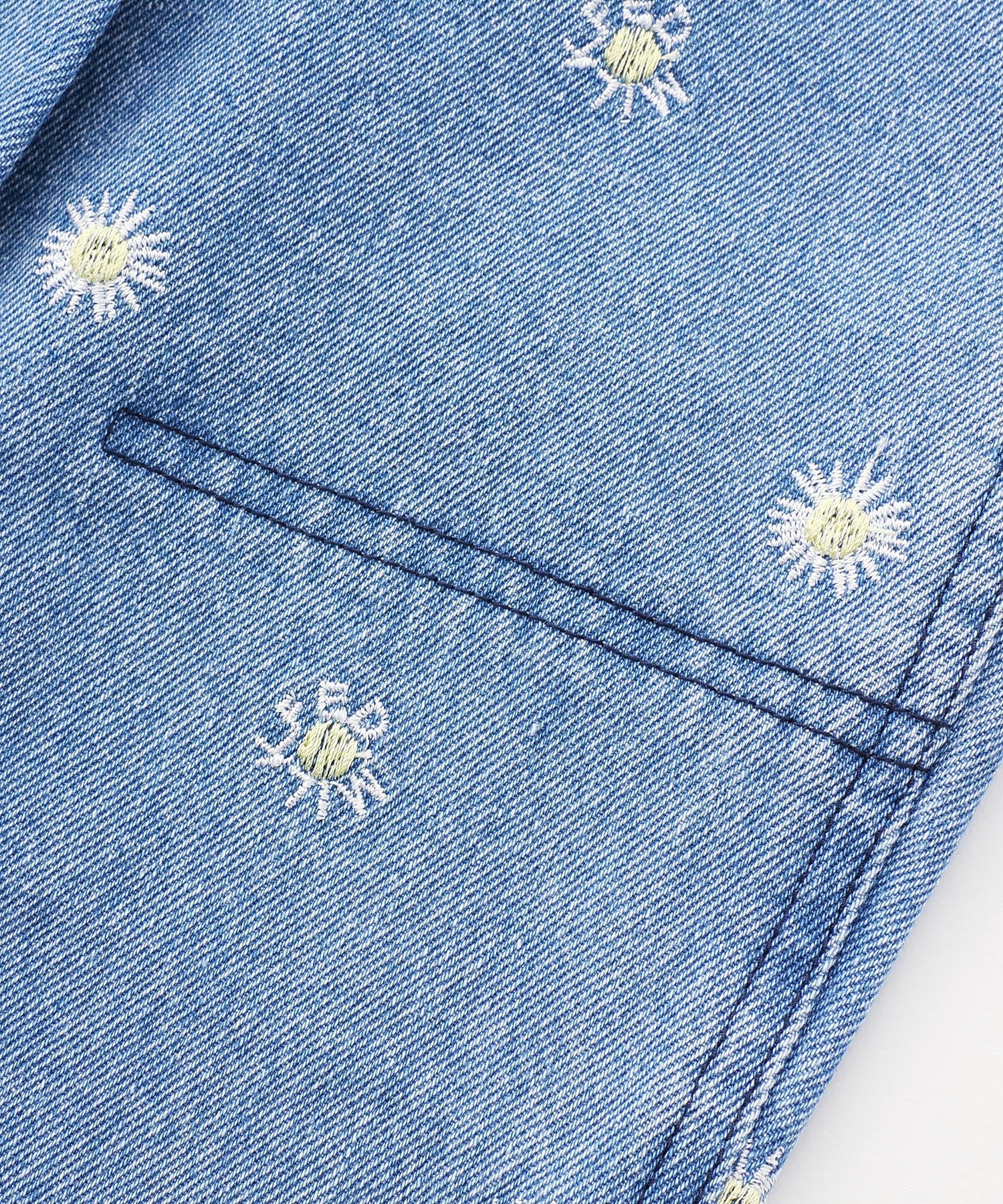 FLORAL EMBROIDERY DENIM PANTS MILKFED. - Image 7
