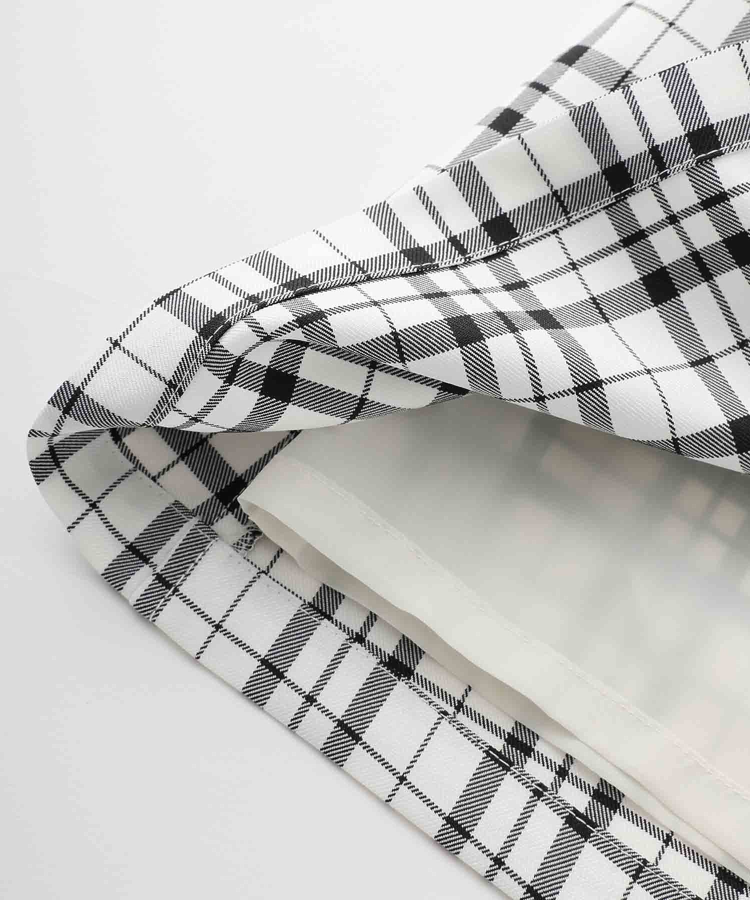 PLAID MINI SKIRT MILKFED. - Image 7