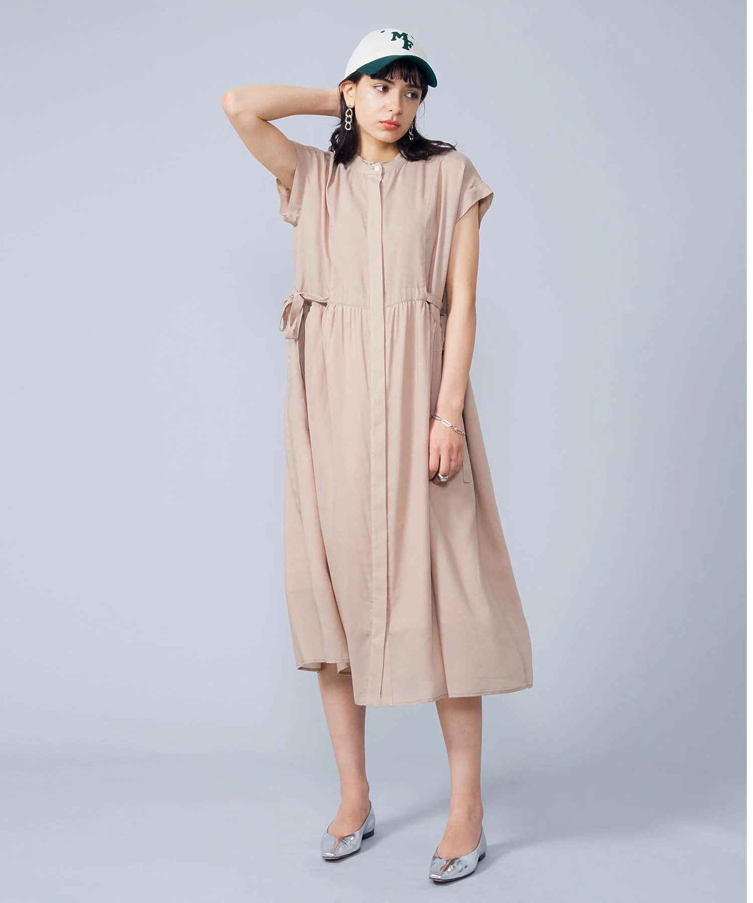 SIDE RIBBON DRESS MILKFED. - Image 4