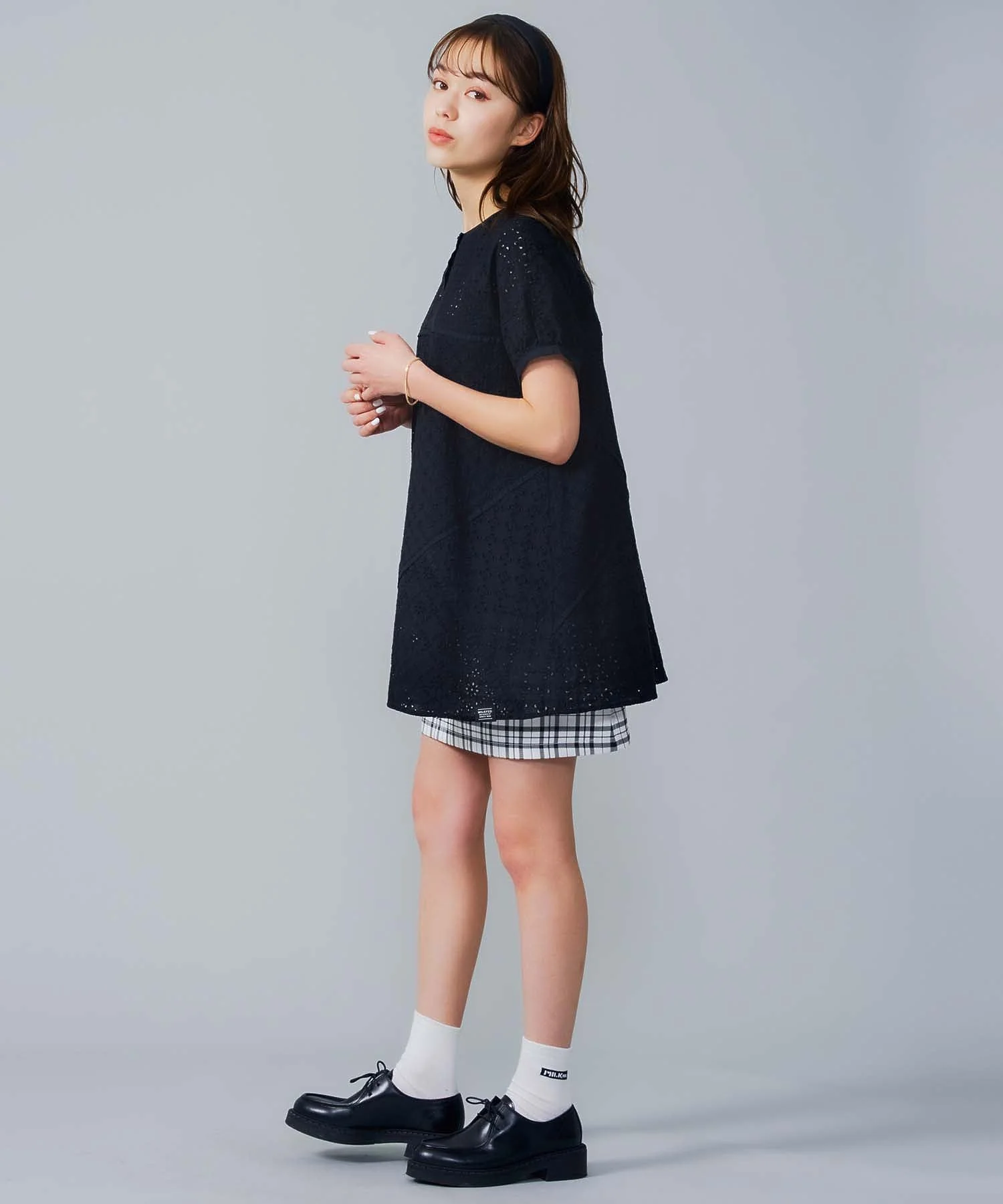 PANELED LACE DRESS MILKFED. - Image 7