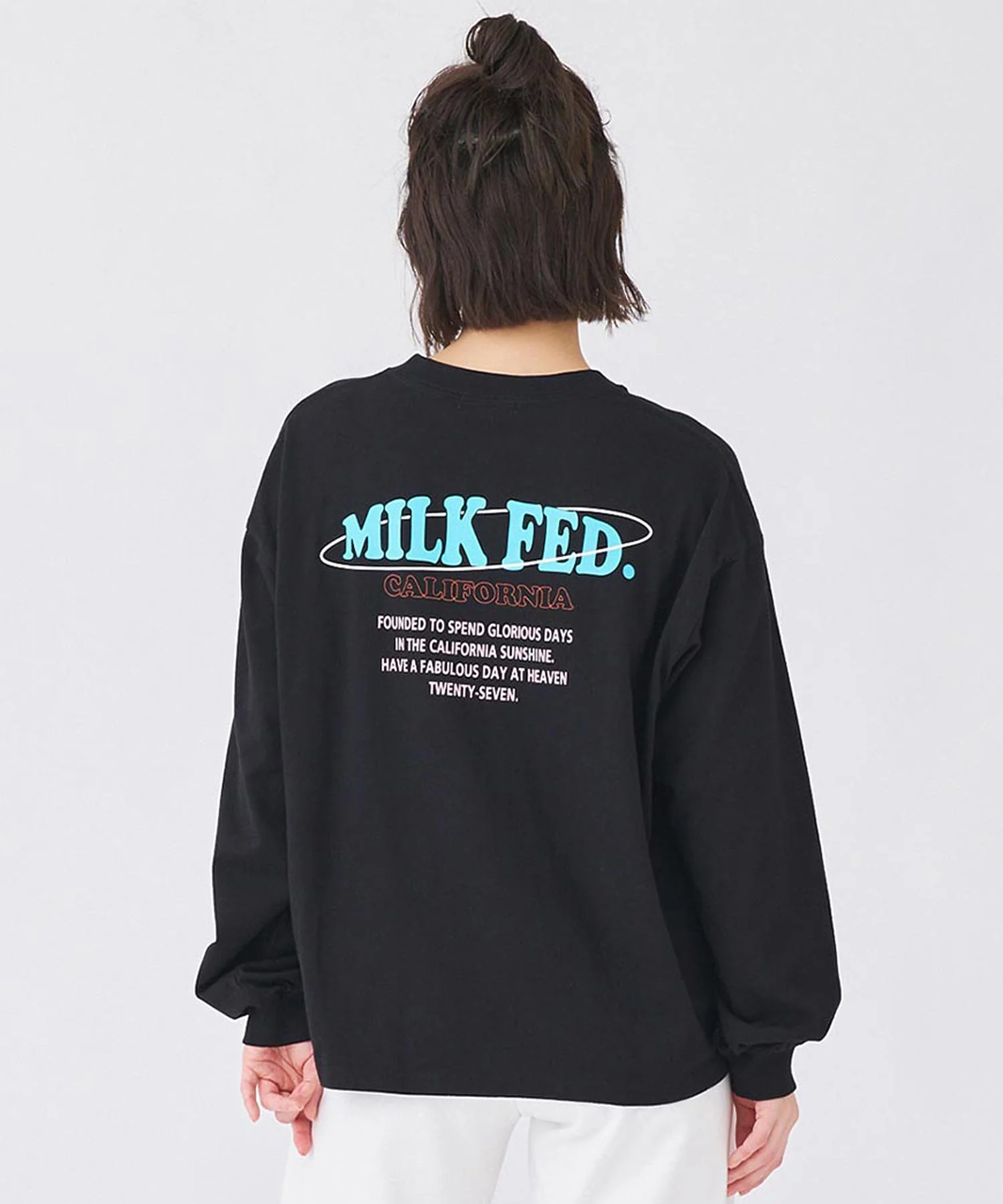 GO AROUND MILKFED WIDE L/S TEE - Image 19