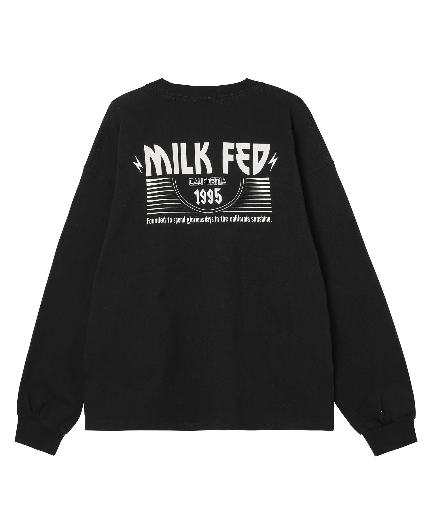 LIGHTNING LOGO L/S TEE MILKFED. - Image 5
