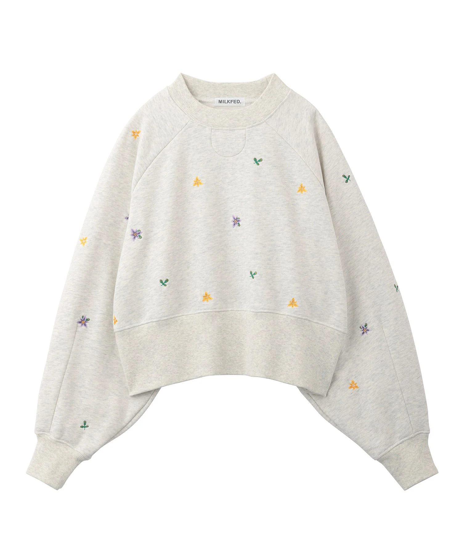 EMBROIDERED FLOWER CREWNECK SWEATSHIRT MILKFED. - Image 2