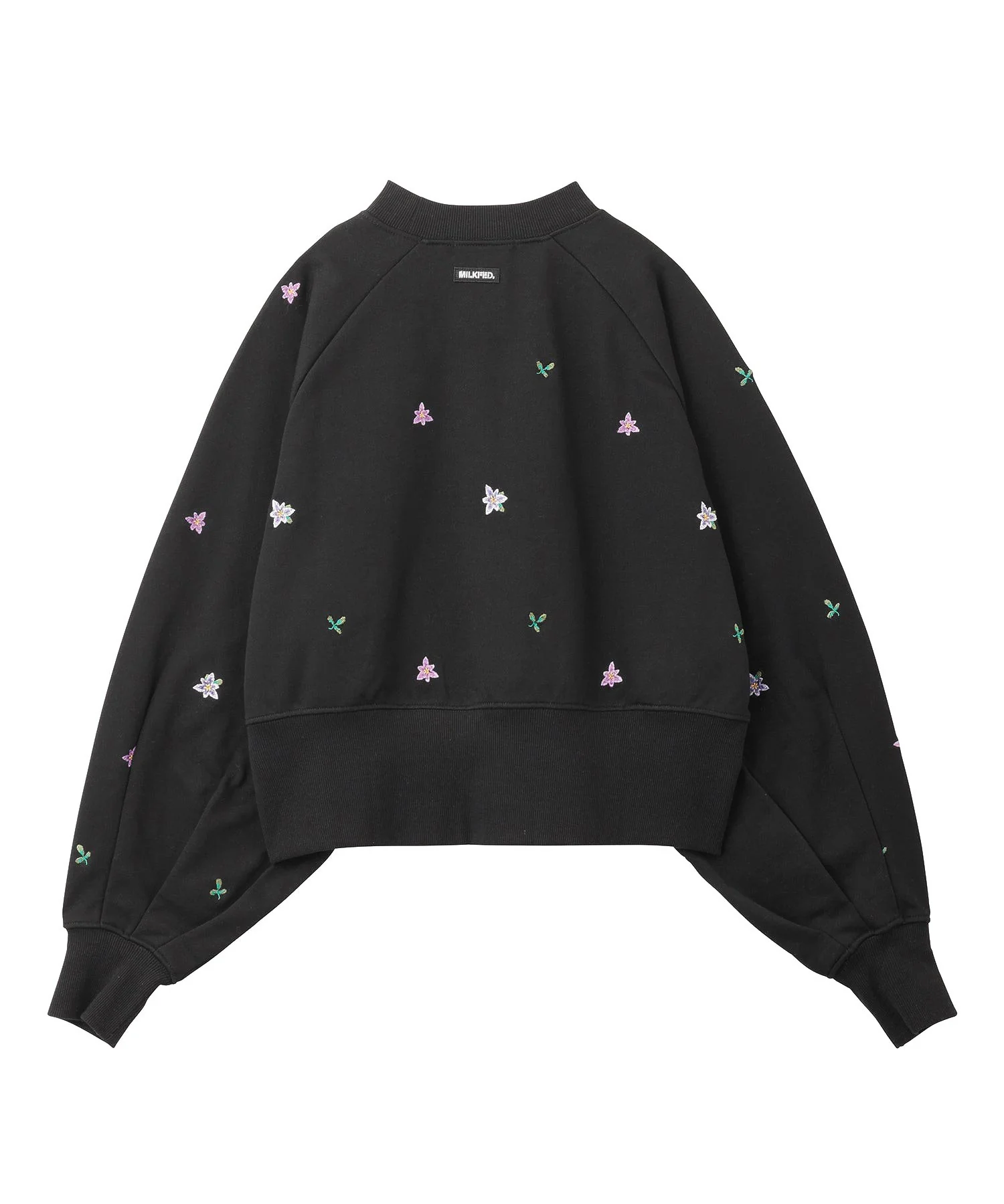 EMBROIDERED FLOWER CREWNECK SWEATSHIRT MILKFED. - Image 4