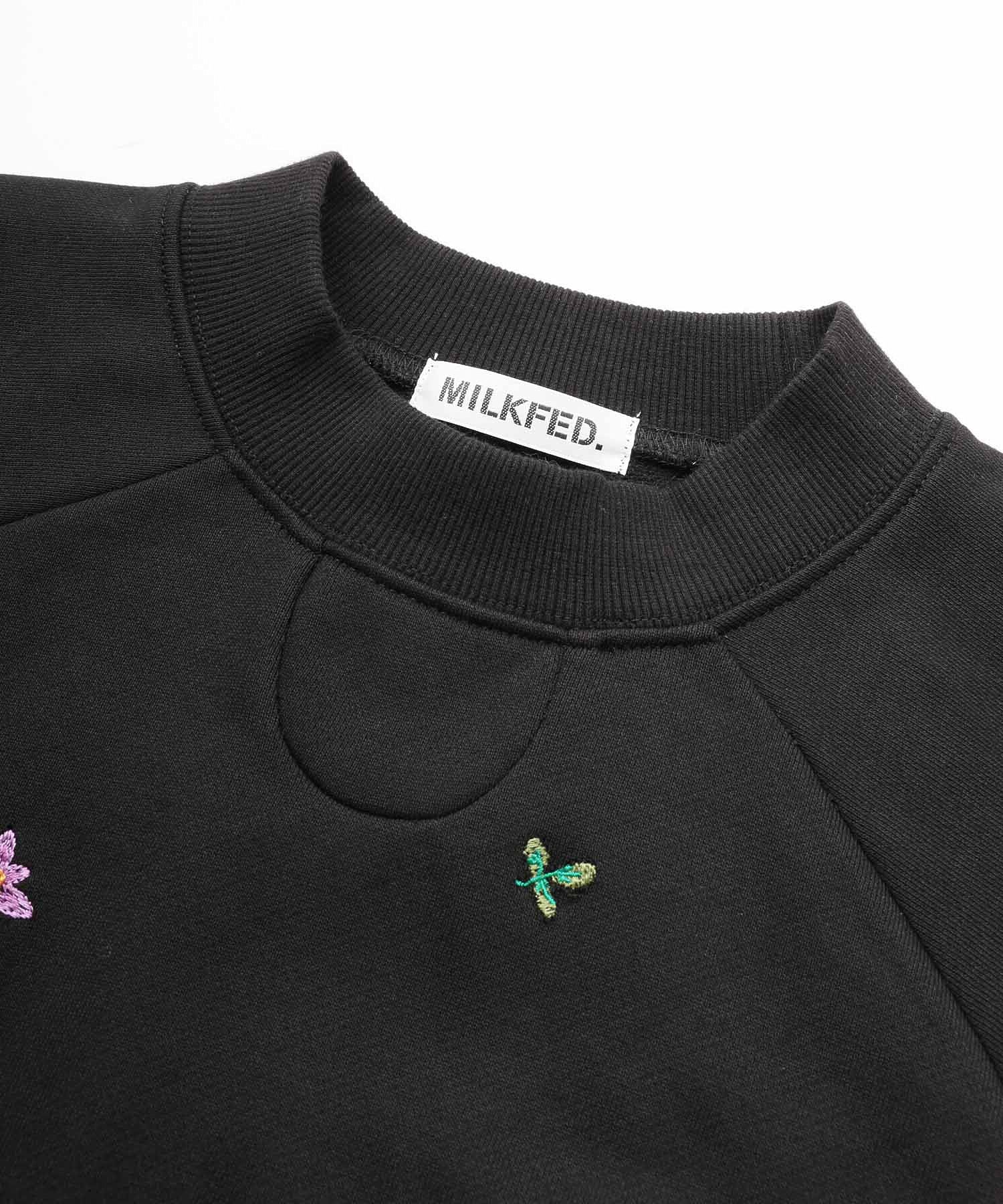 EMBROIDERED FLOWER CREWNECK SWEATSHIRT MILKFED. - Image 5