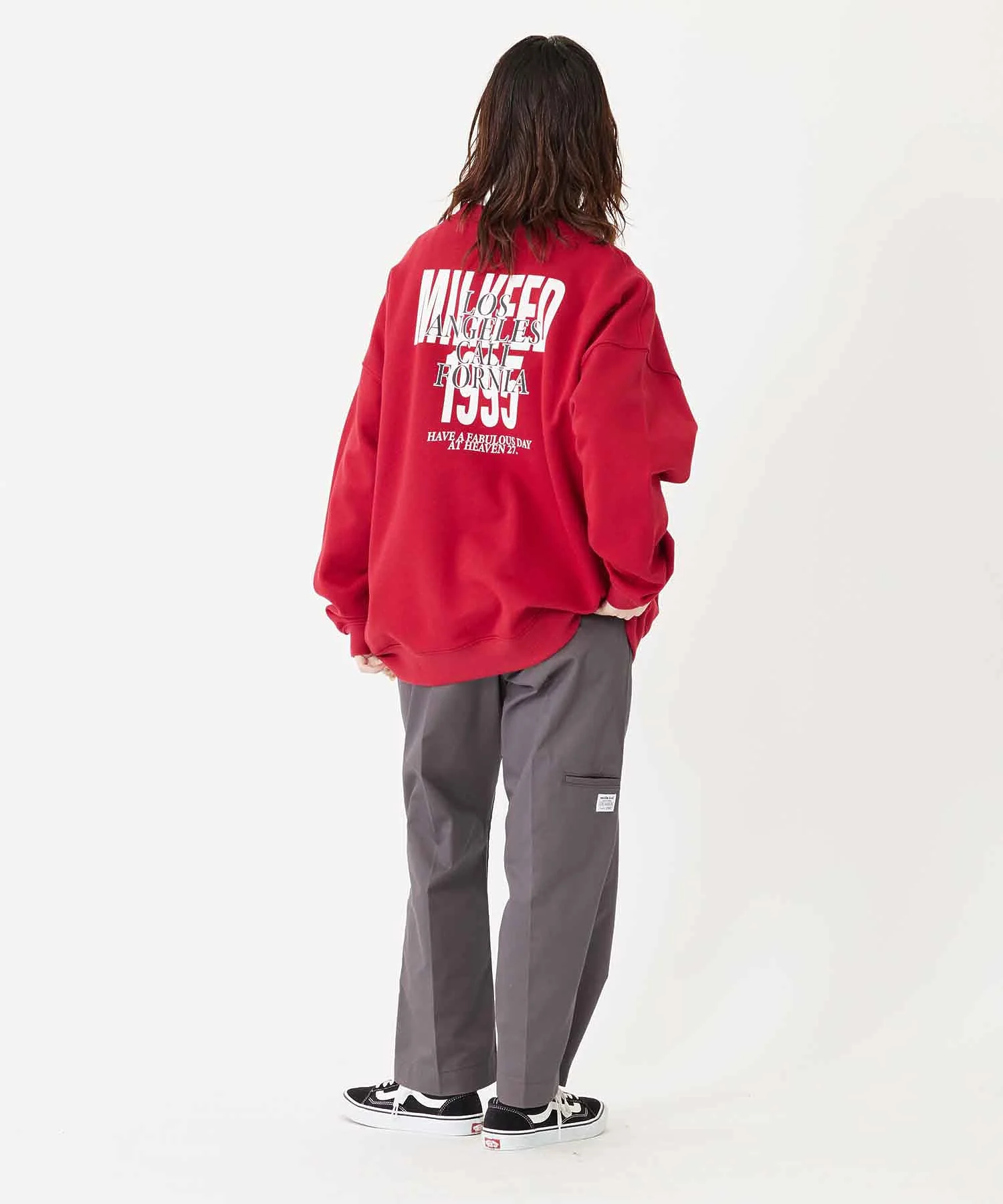 LAYERED LOGO CREWNECK SWEATSHIRT MILKFED. - Image 19