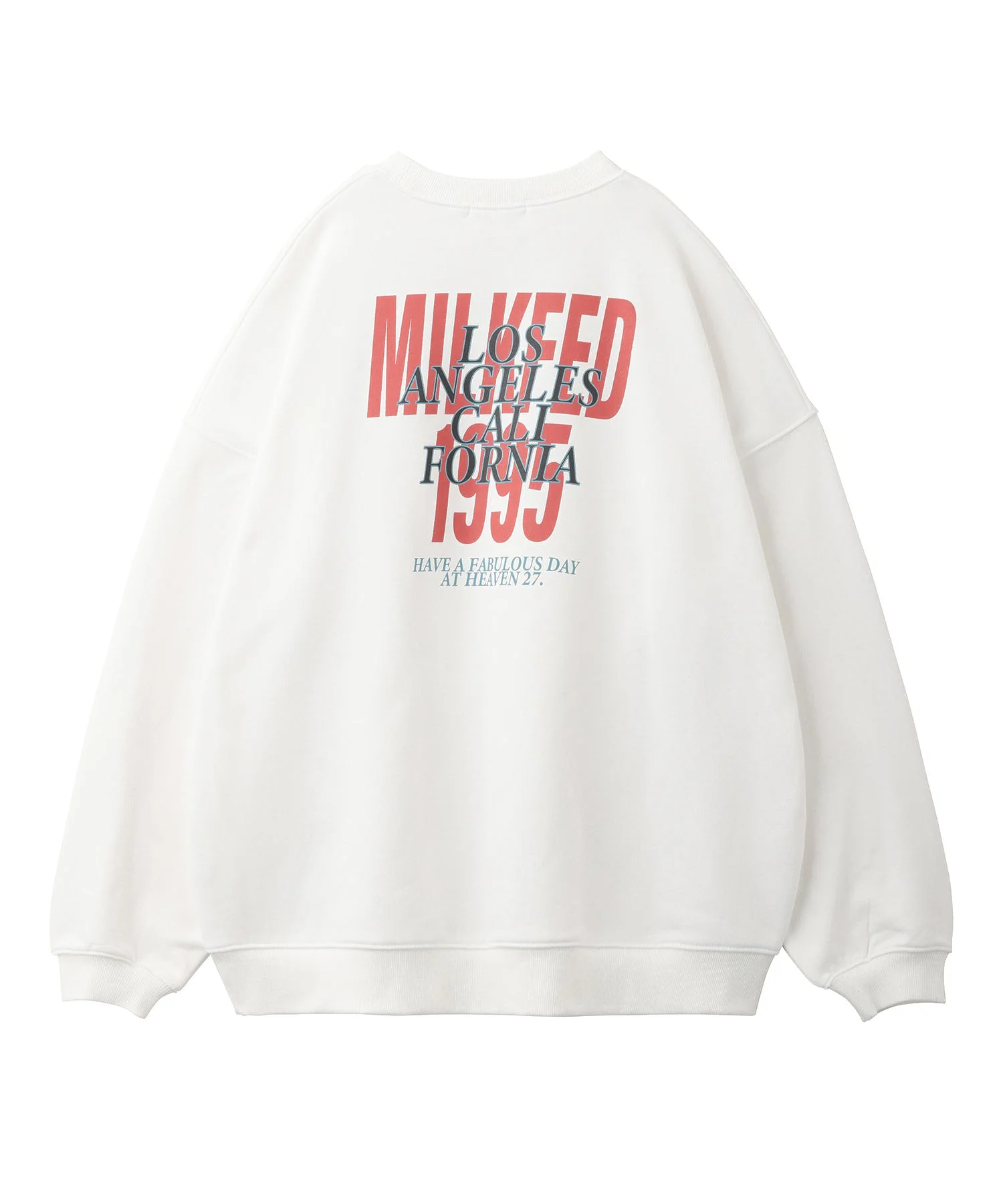 LAYERED LOGO CREWNECK SWEATSHIRT MILKFED. - Image 4