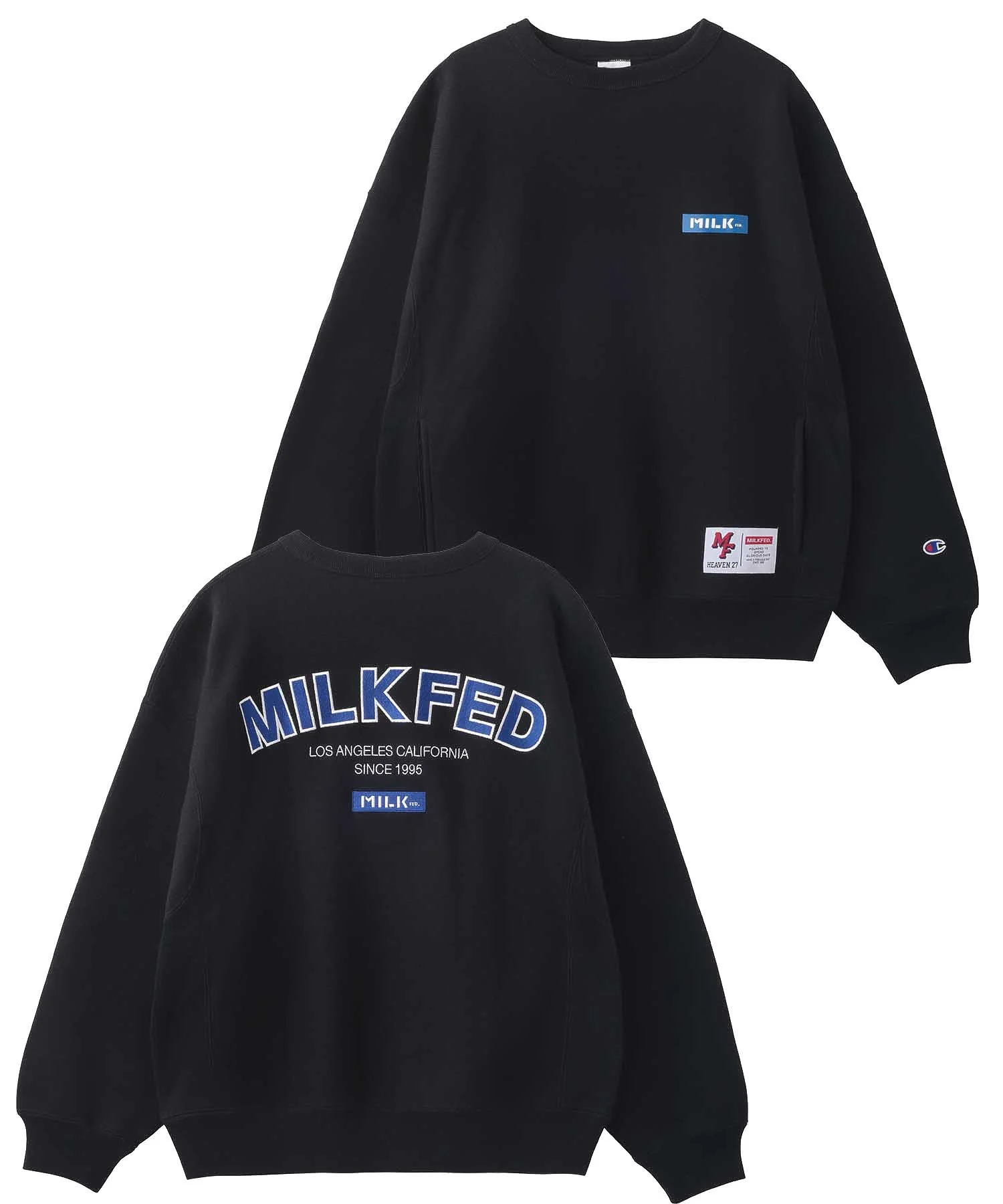MILKFED.ⅹCHAMPION SWEAT TOP - Image 5