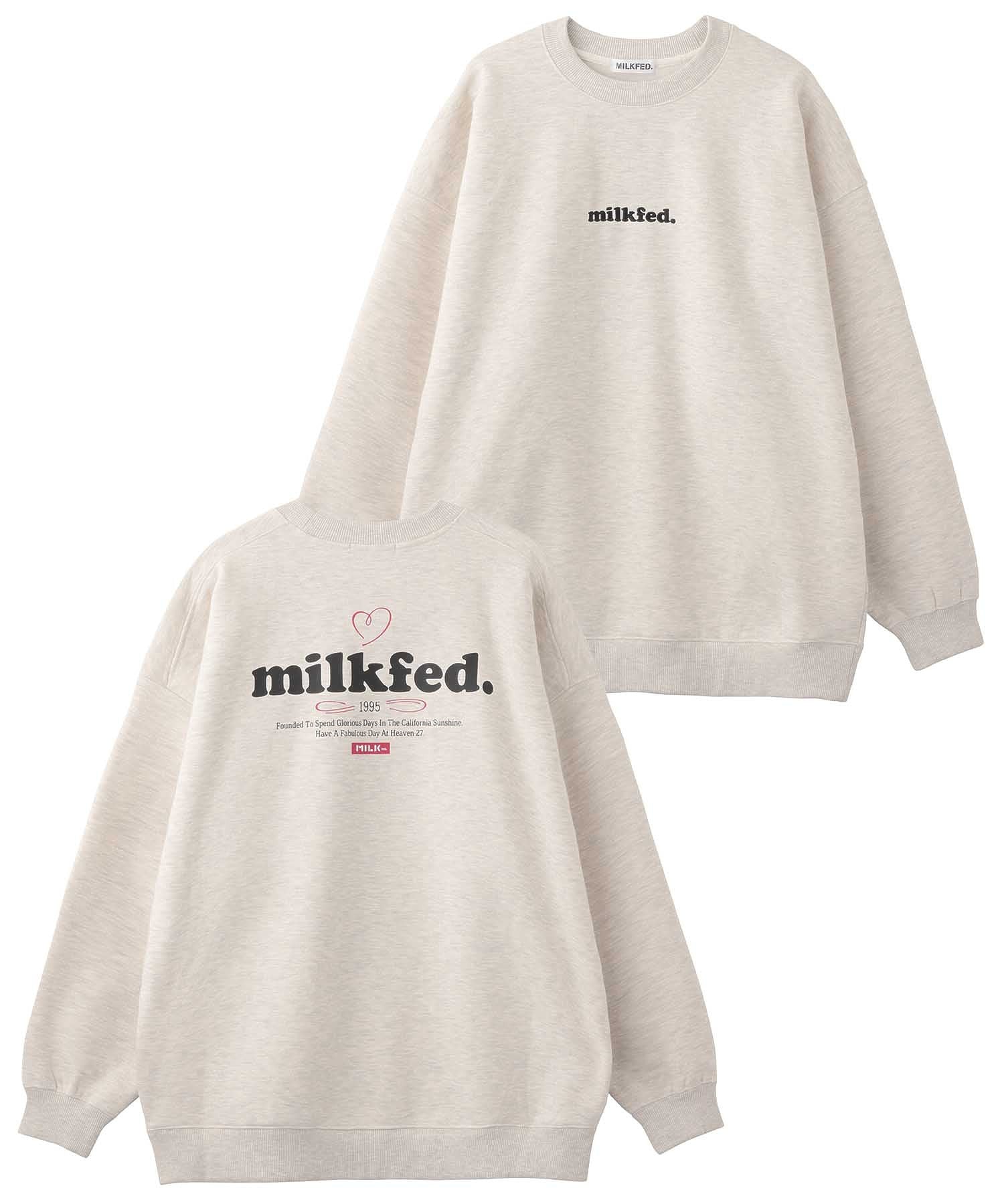 COOPER HEART LOGO SWEAT TOP MILKFED. - Image 2