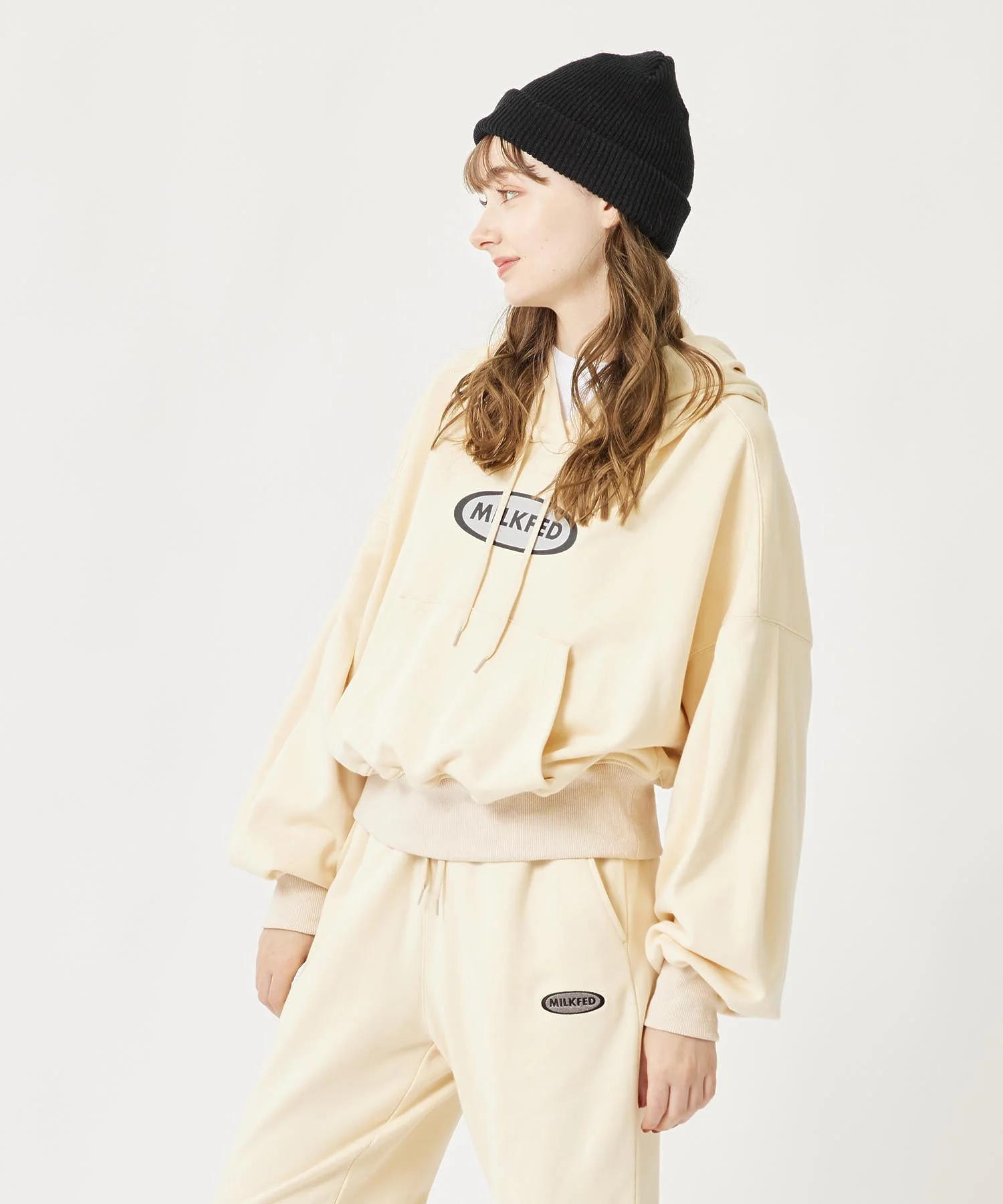 OVAL LOGO SWEAT HOODIE MILKFED. - Image 15