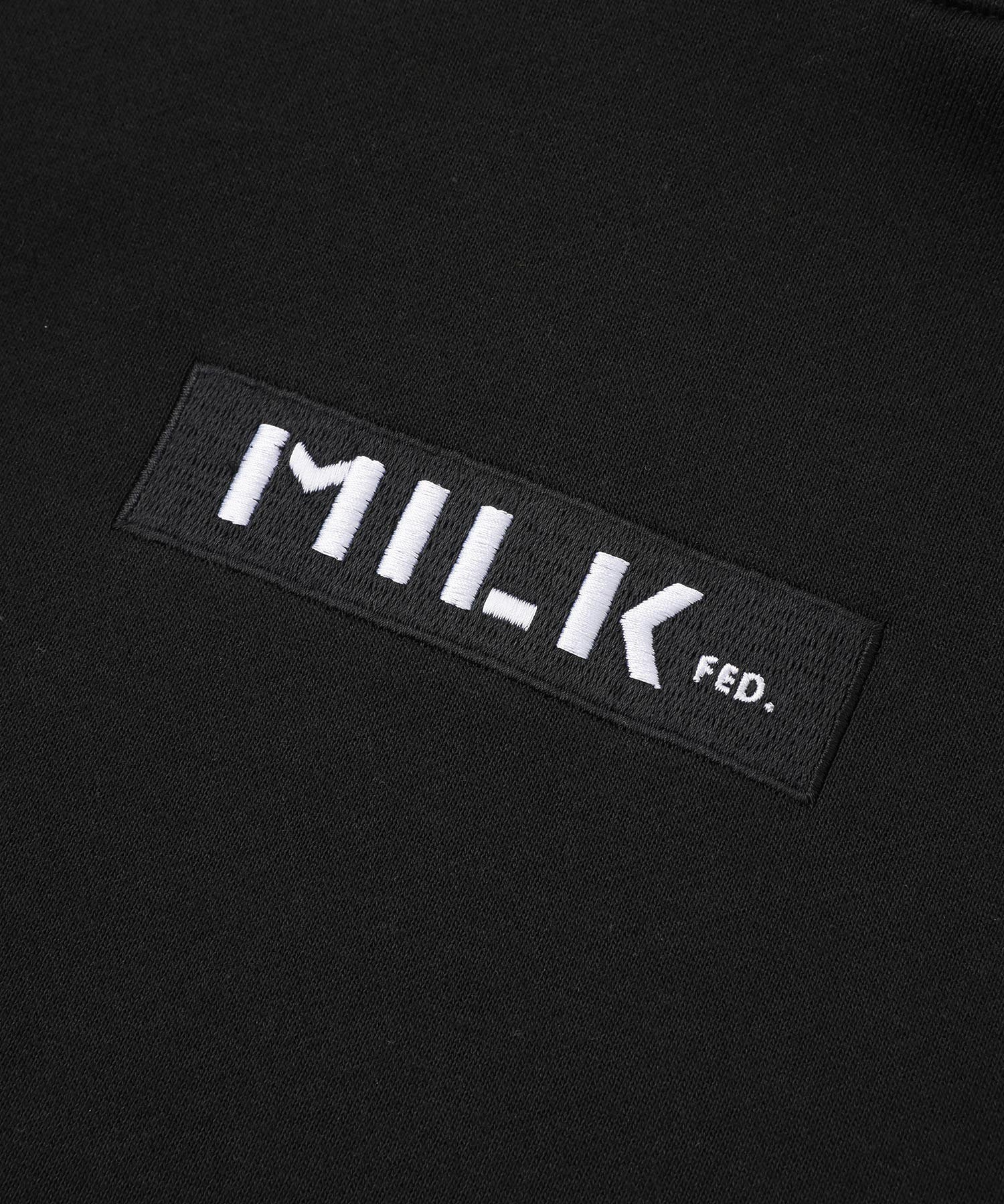 EMBROIDERED BAR SWEAT HOODIE MILKFED. - Image 9